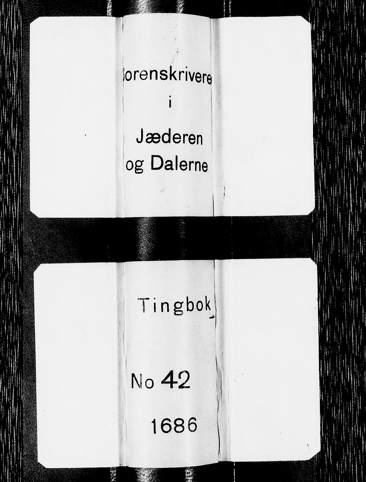 Jæren og Dalane sorenskriveri, SAST/A-100306/3/30/30BA/L0042: TINGBOK, 1686