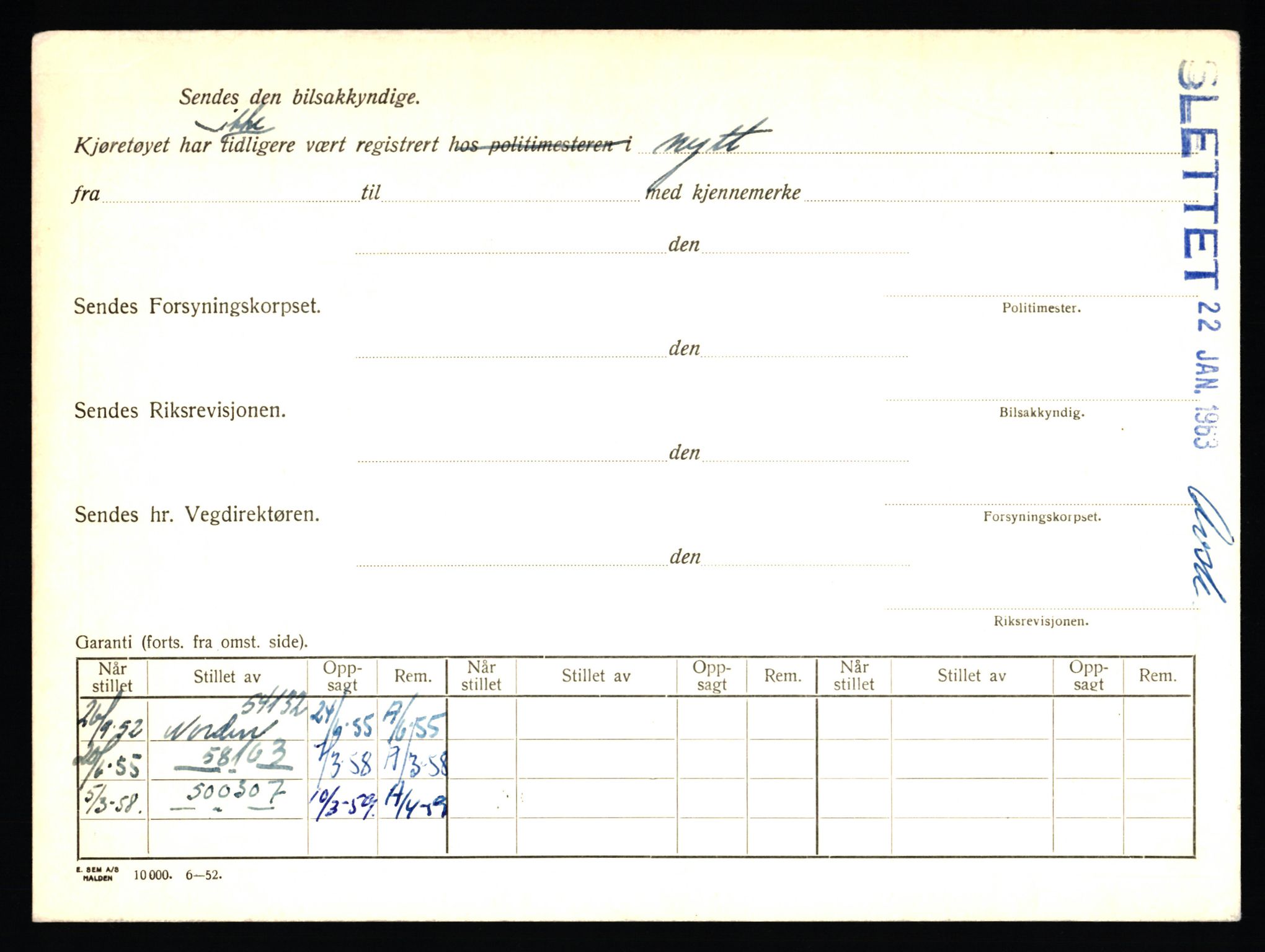 Stavanger trafikkstasjon, AV/SAST-A-101942/0/F/L0045: L-27000 - L-27799, 1930-1971, s. 32