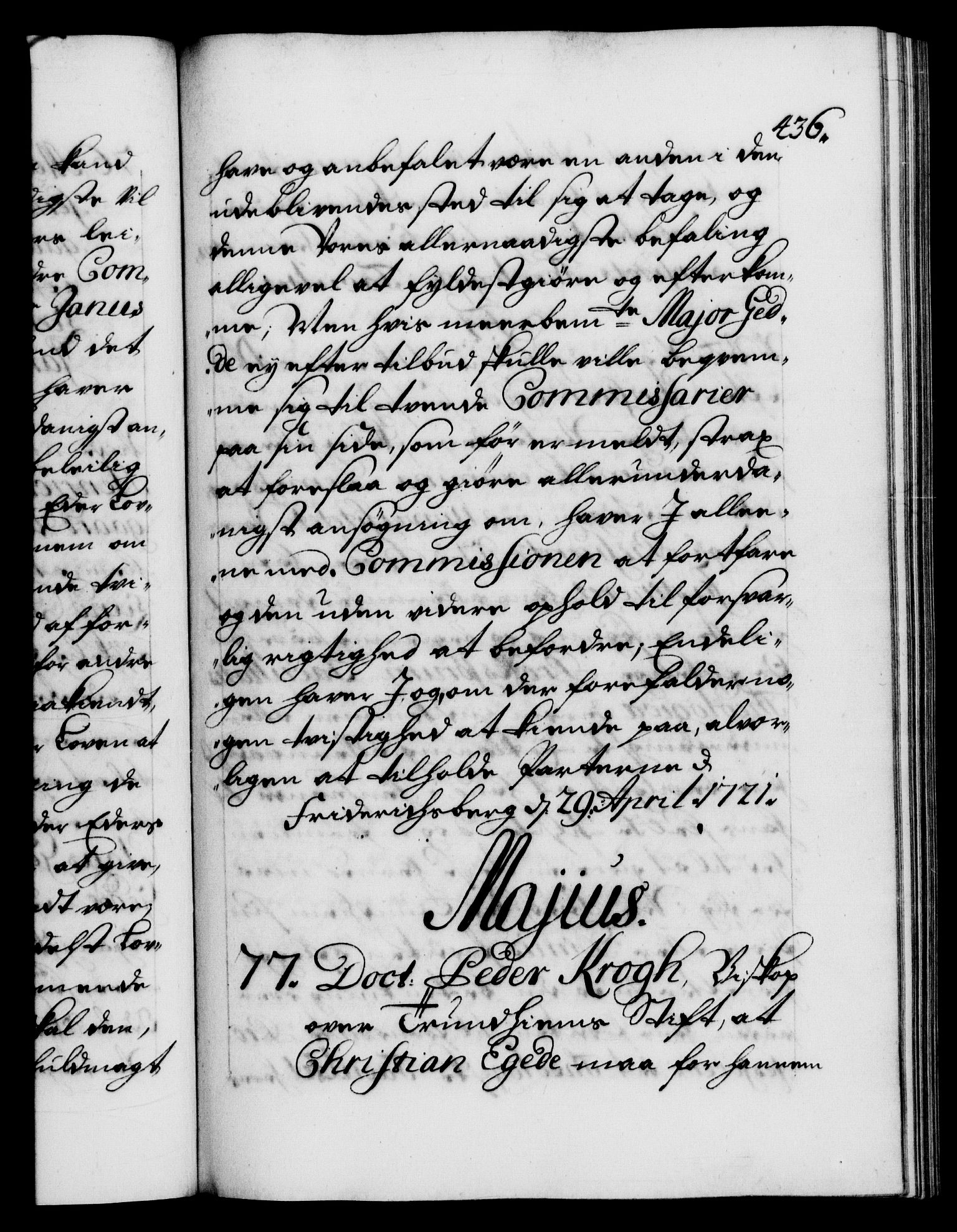 Danske Kanselli 1572-1799, AV/RA-EA-3023/F/Fc/Fca/Fcab/L0021: Norske tegnelser, 1719-1721, s. 436a
