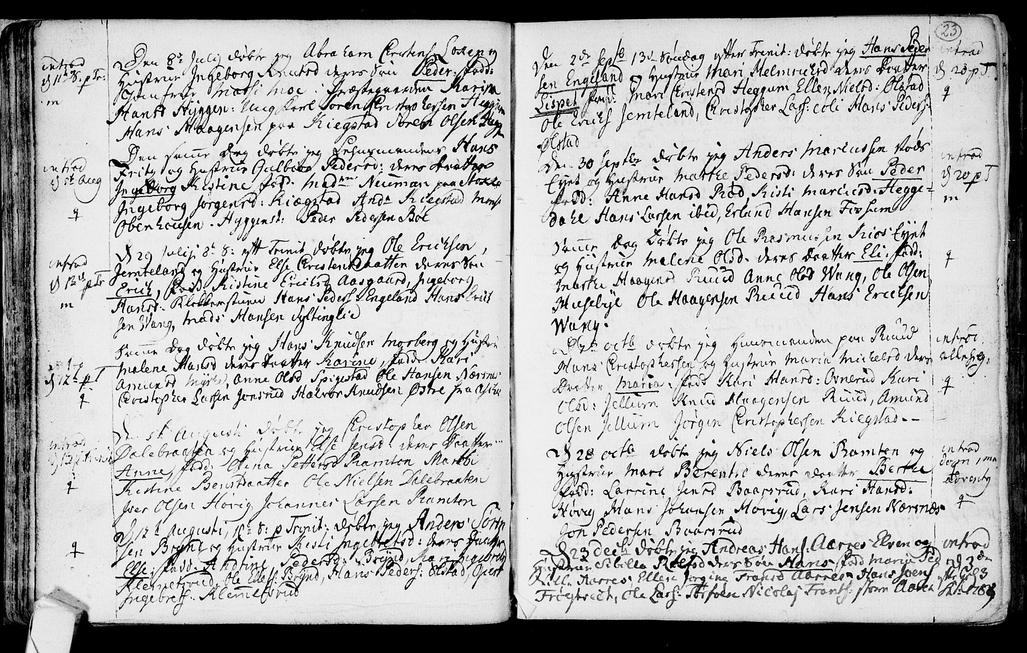 Røyken kirkebøker, SAKO/A-241/F/Fa/L0003: Ministerialbok nr. 3, 1782-1813, s. 23