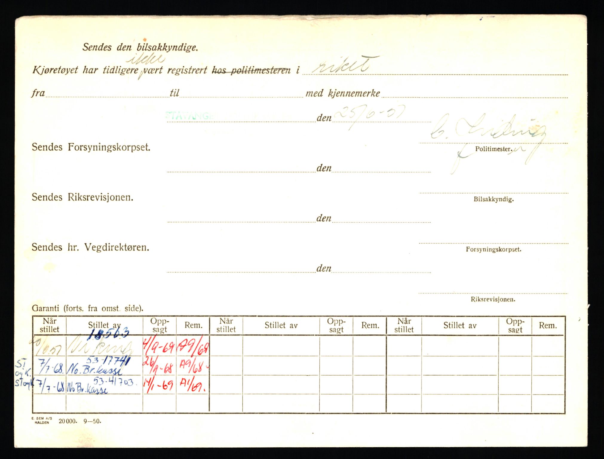 Stavanger trafikkstasjon, AV/SAST-A-101942/0/F/L0011: L-3700 - L-4199, 1930-1971, s. 4