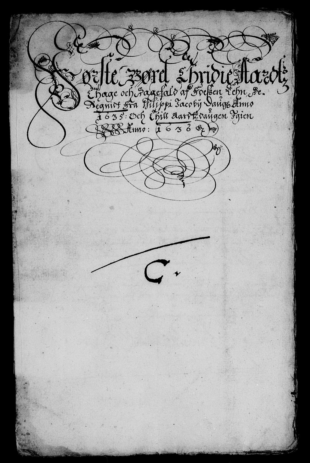 Rentekammeret inntil 1814, Reviderte regnskaper, Lensregnskaper, RA/EA-5023/R/Rb/Rbw/L0056: Trondheim len, 1634-1636