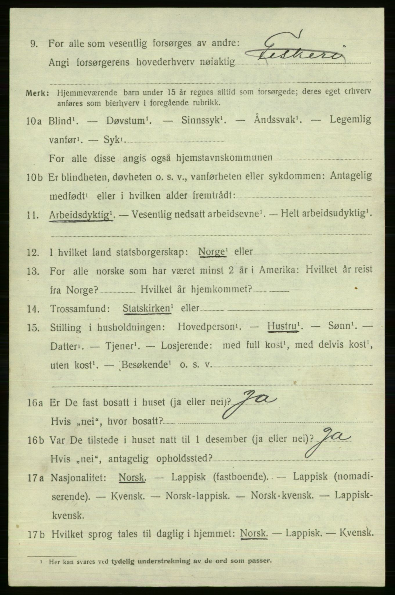 SATØ, Folketelling 1920 for 2028 Vardø herred, 1920, s. 2823