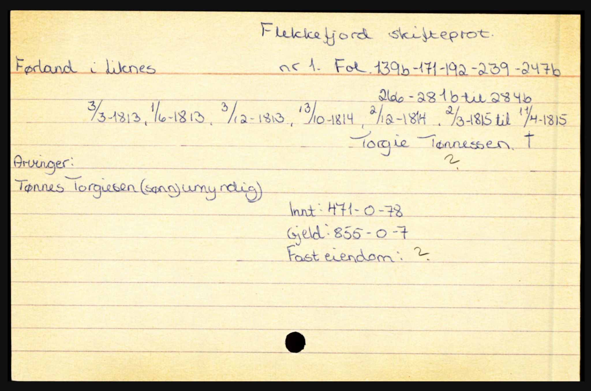 Flekkefjord sorenskriveri, AV/SAK-1221-0001/H, s. 441