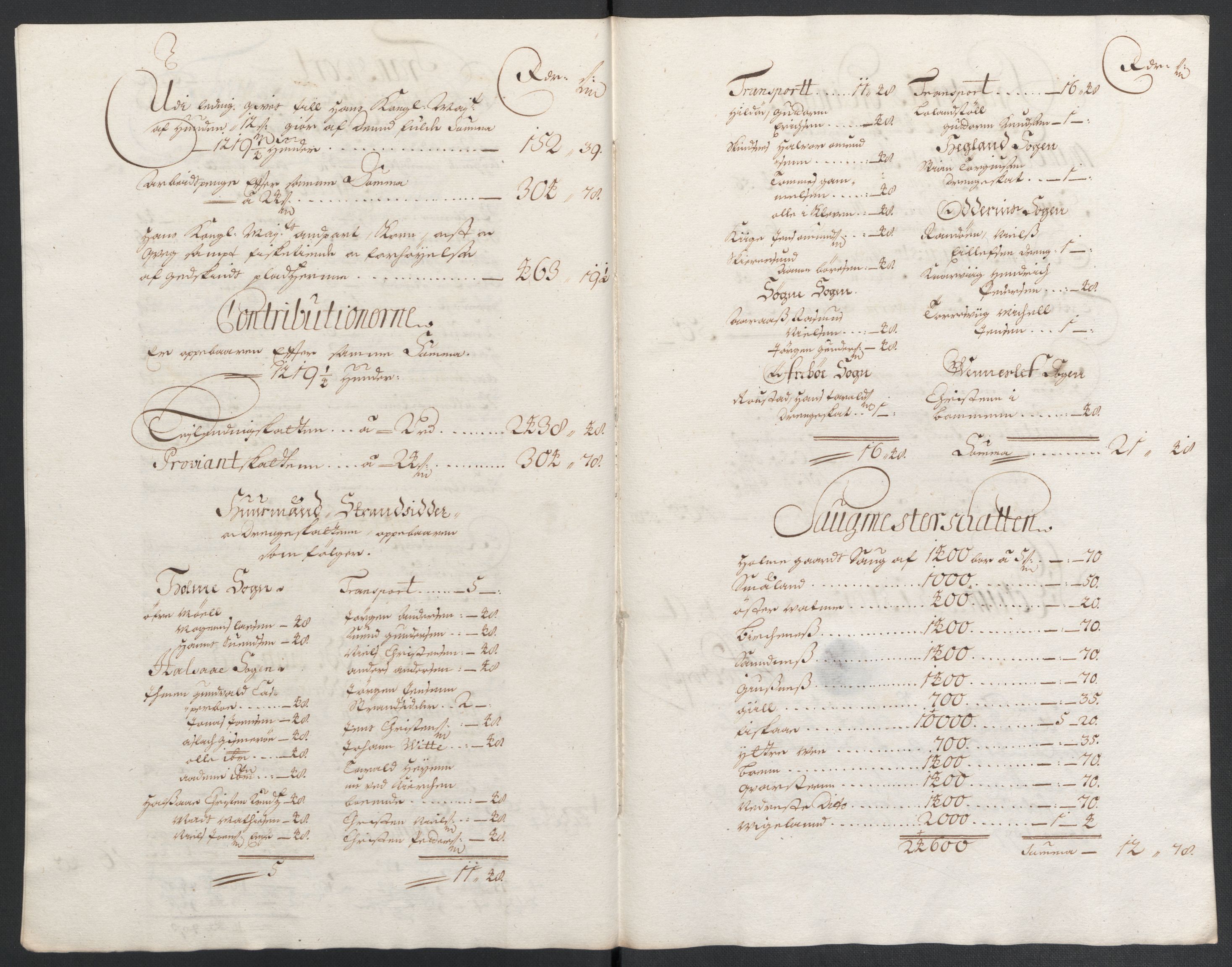 Rentekammeret inntil 1814, Reviderte regnskaper, Fogderegnskap, AV/RA-EA-4092/R43/L2546: Fogderegnskap Lista og Mandal, 1696-1697, s. 76