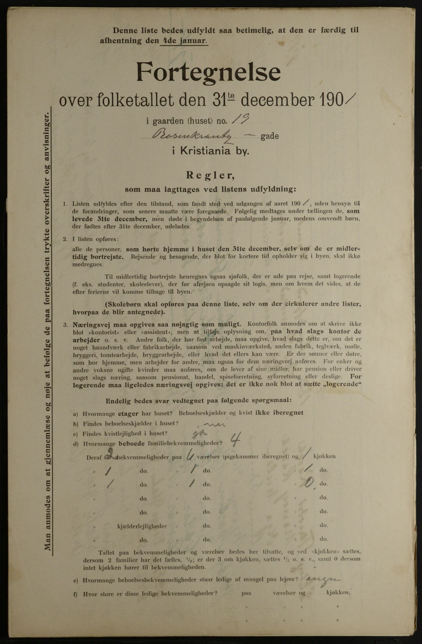 OBA, Kommunal folketelling 31.12.1901 for Kristiania kjøpstad, 1901, s. 12888