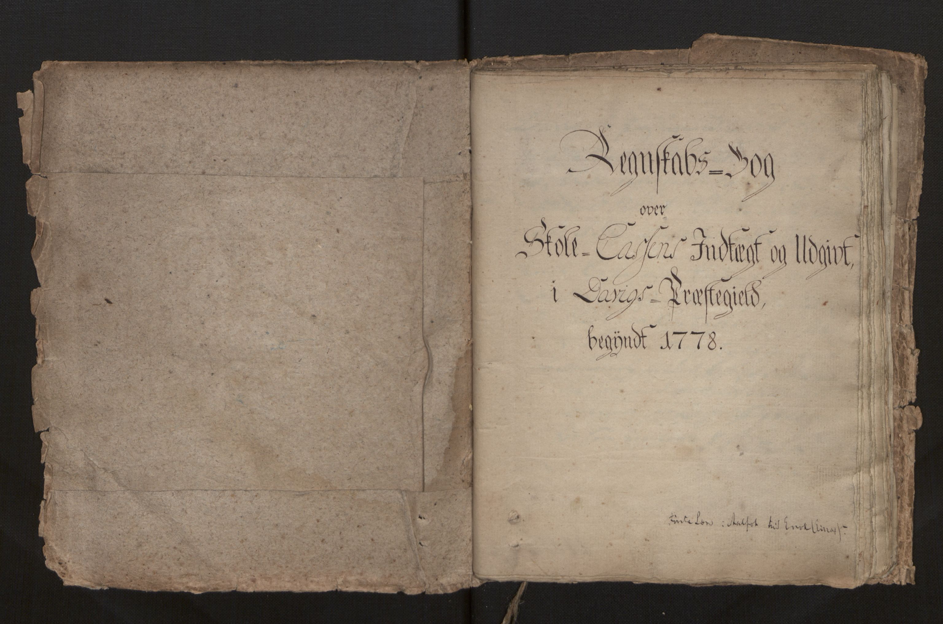 Davik sokneprestembete, SAB/A-79701/J/Jb/L0002: Rekneskapsbok. Skulekassa i Davik prestegjeld, 1778-1827