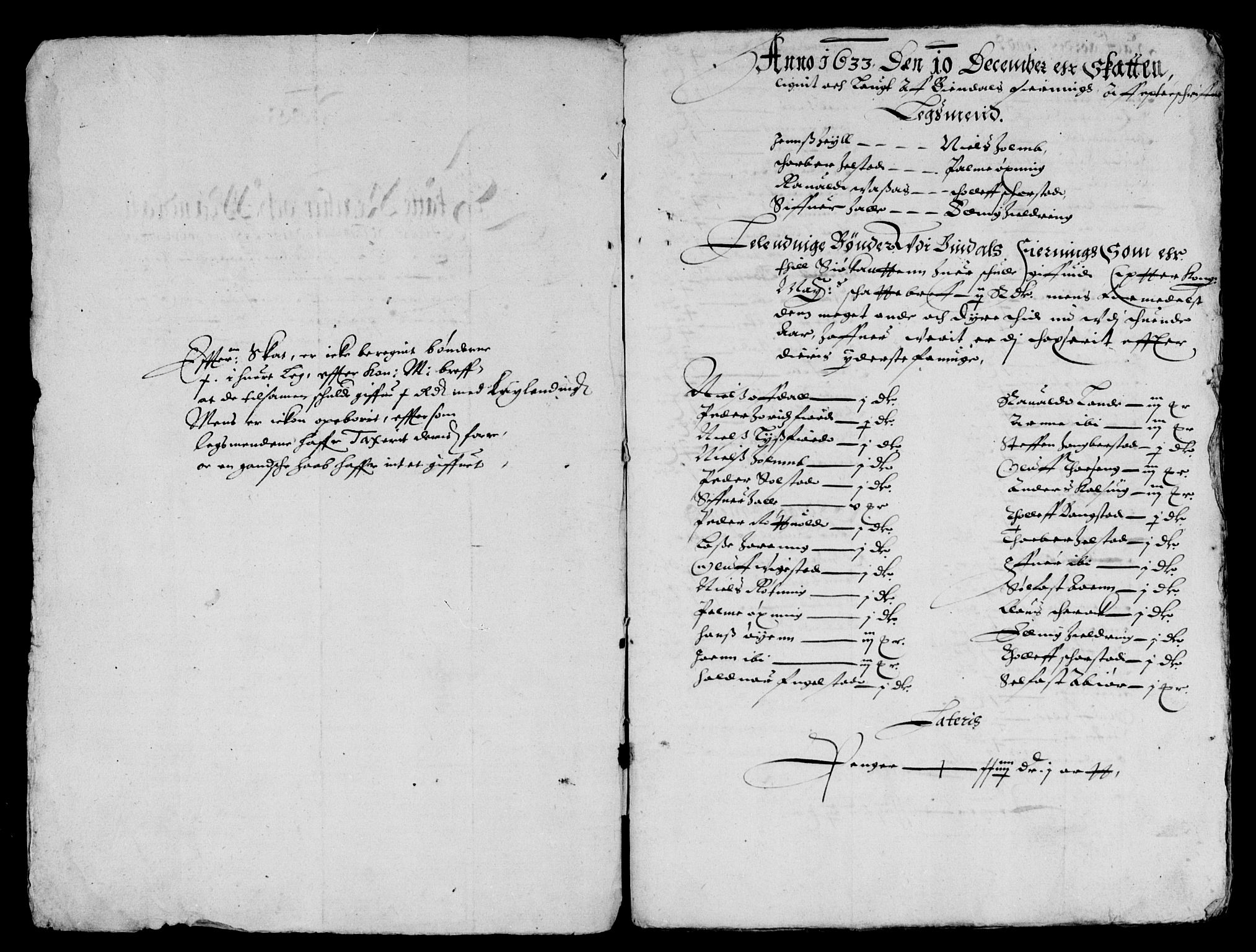 Rentekammeret inntil 1814, Reviderte regnskaper, Lensregnskaper, AV/RA-EA-5023/R/Rb/Rbw/L0053: Trondheim len, 1633-1634