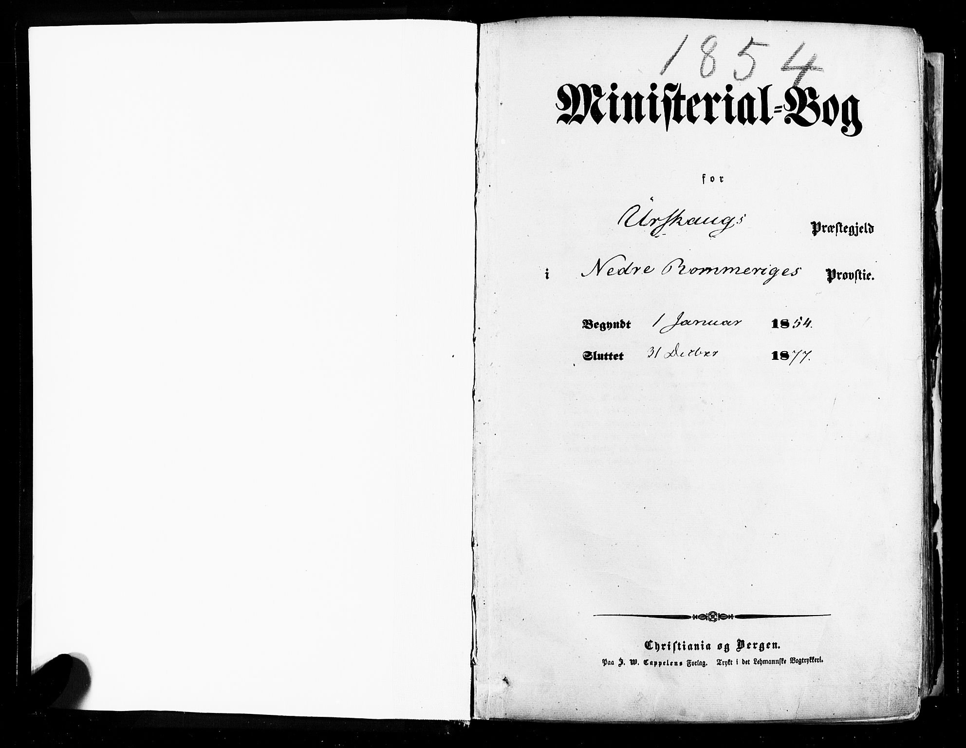 Aurskog prestekontor Kirkebøker, SAO/A-10304a/F/Fa/L0007: Ministerialbok nr. I 7, 1854-1877