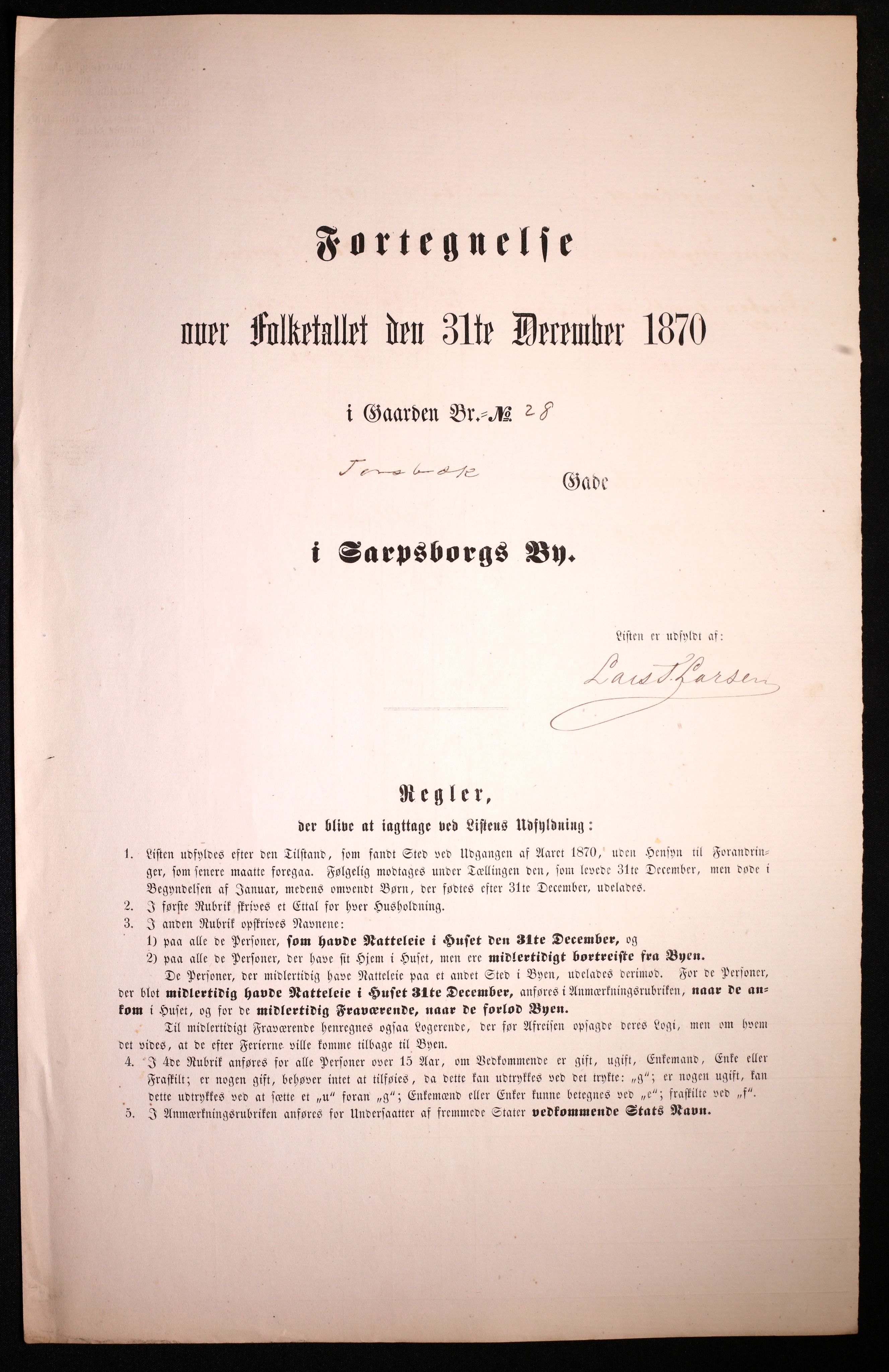 RA, Folketelling 1870 for 0102 Sarpsborg kjøpstad, 1870, s. 339