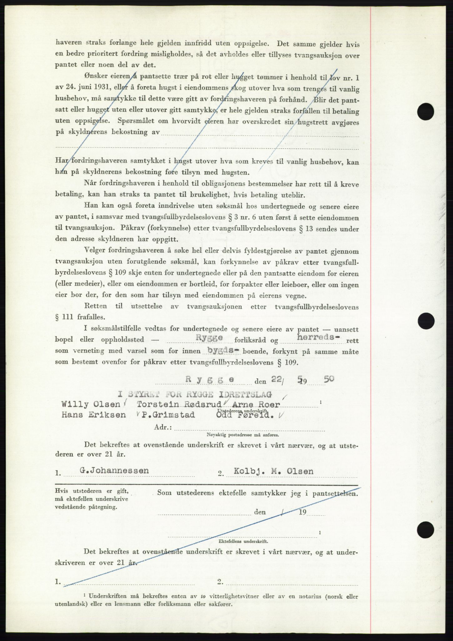 Moss sorenskriveri, AV/SAO-A-10168: Pantebok nr. B24, 1950-1950, Dagboknr: 1784/1950