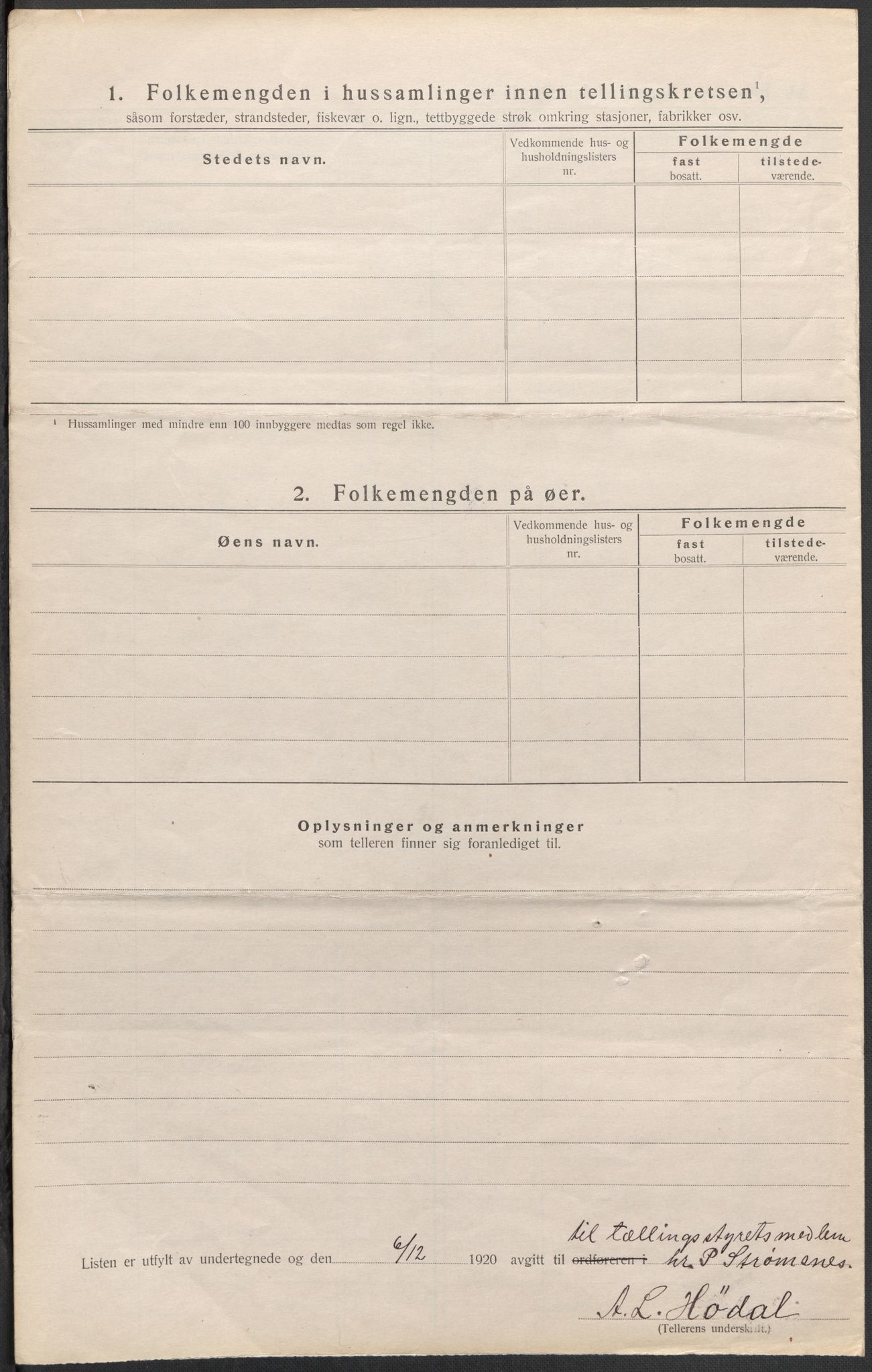 SAB, Folketelling 1920 for 1437 Kinn herred, 1920, s. 85