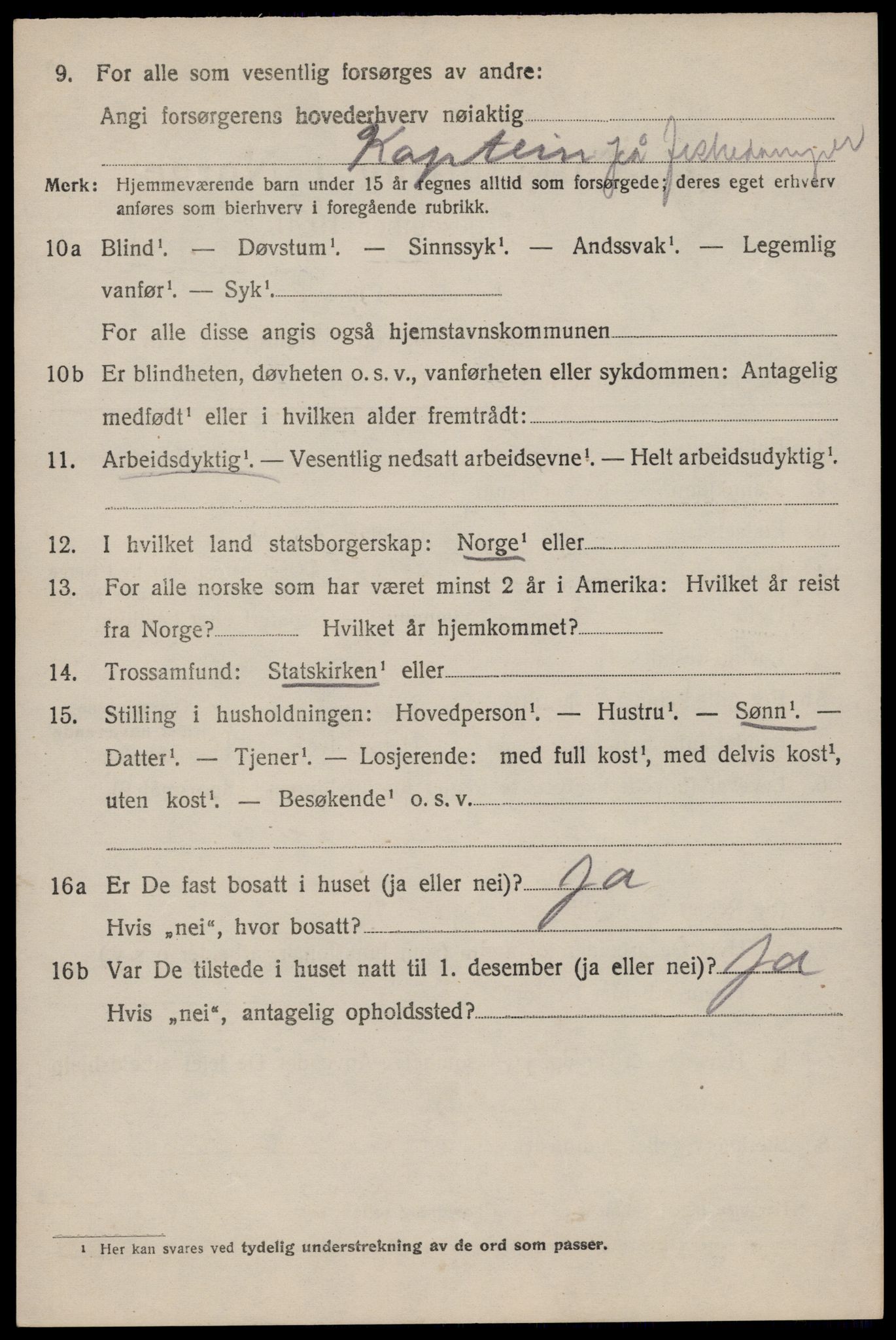 SAST, Folketelling 1920 for 1126 Hetland herred, 1920, s. 4104