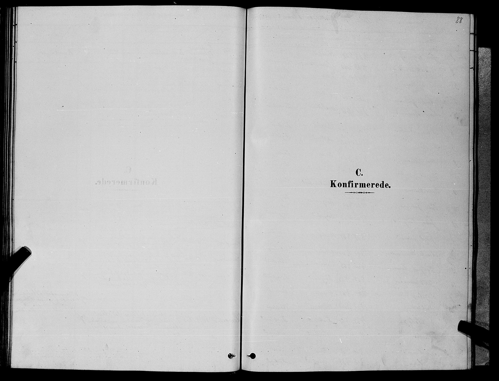 Åseral sokneprestkontor, SAK/1111-0051/F/Fb/L0002: Klokkerbok nr. B 2, 1878-1899, s. 88
