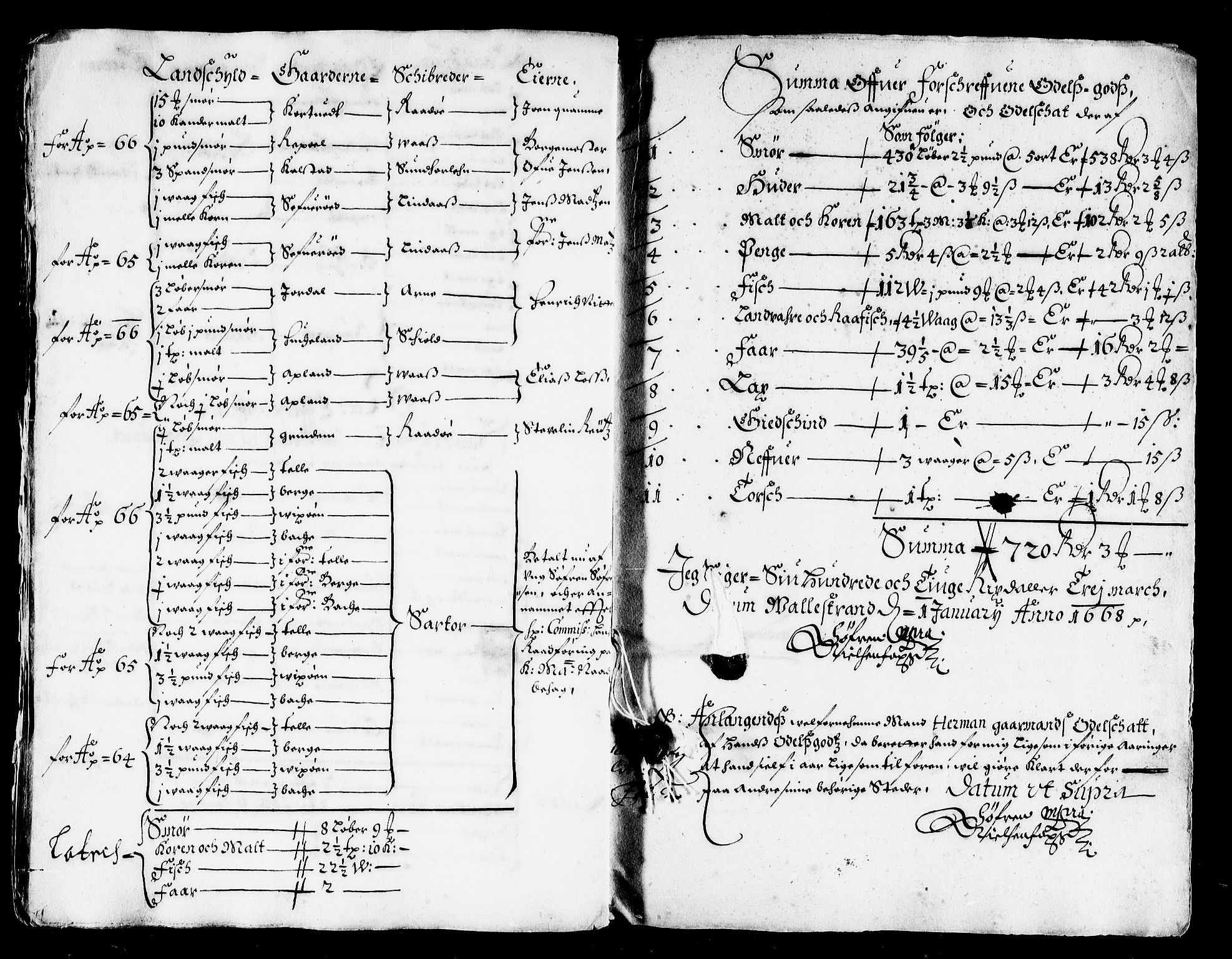 Rentekammeret inntil 1814, Reviderte regnskaper, Stiftamtstueregnskaper, Bergen stiftamt, AV/RA-EA-6043/R/Rc/L0024: Bergen stiftamt, 1667