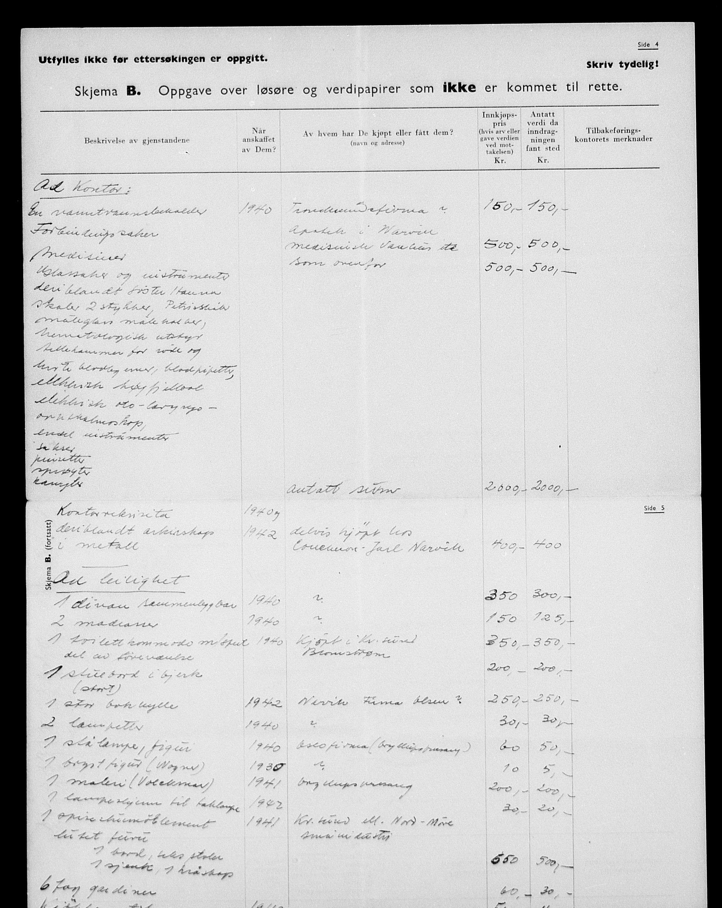 Justisdepartementet, Tilbakeføringskontoret for inndratte formuer, AV/RA-S-1564/H/Hc/Hcb/L0910: --, 1945-1947, s. 264