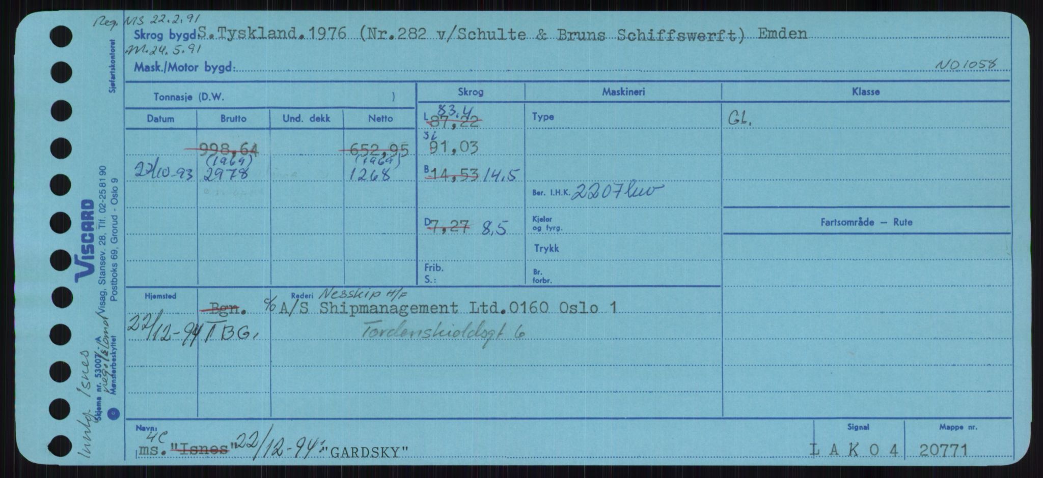 Sjøfartsdirektoratet med forløpere, Skipsmålingen, AV/RA-S-1627/H/Ha/L0002/0002: Fartøy, Eik-Hill / Fartøy, G-Hill, s. 41