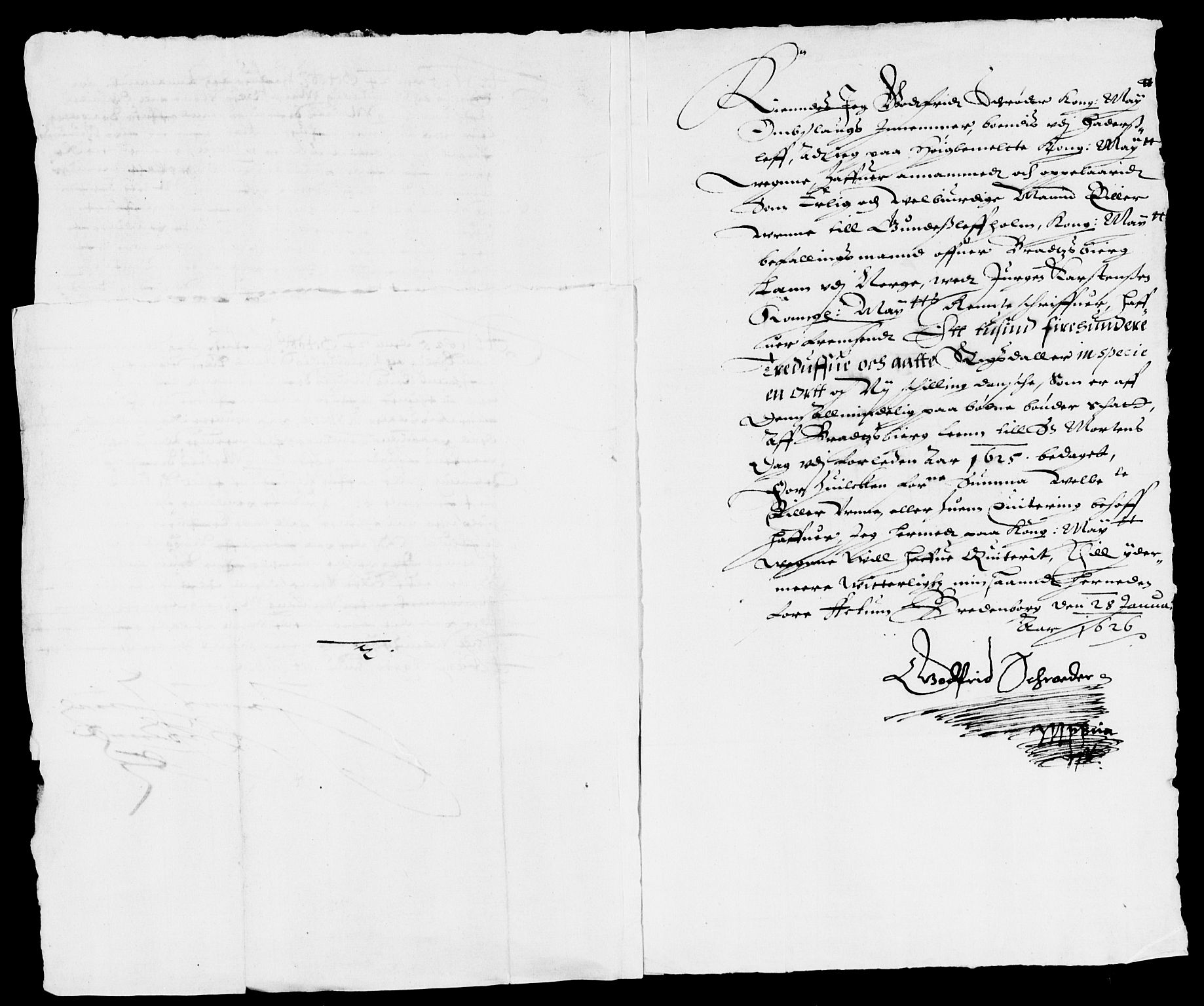 Rentekammeret inntil 1814, Reviderte regnskaper, Lensregnskaper, AV/RA-EA-5023/R/Rb/Rbp/L0010: Bratsberg len, 1625-1627