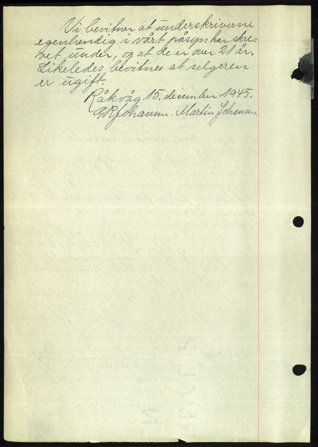 Fosen sorenskriveri, AV/SAT-A-1107/1/2/2C: Pantebok nr. A4-6, 1946-1947, Dagboknr: 10/1946