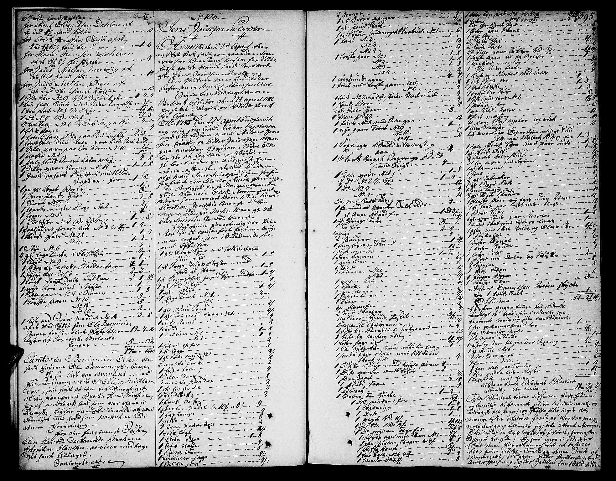 Helgeland sorenskriveri, AV/SAT-A-0004/3/3A/L0062: Skifteprotokoll 14C, 1782-1784, s. 394b-395a