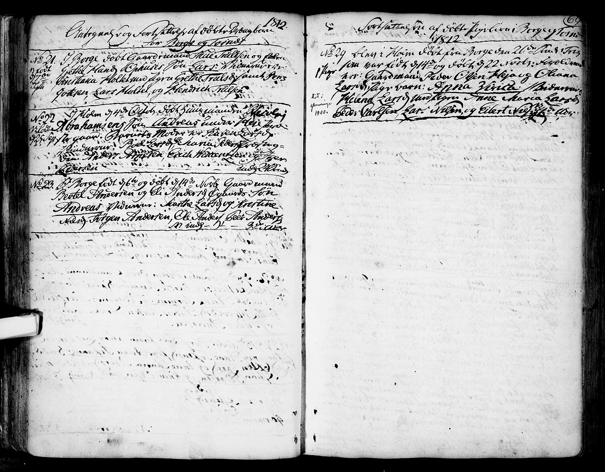 Borge prestekontor Kirkebøker, SAO/A-10903/F/Fa/L0002: Ministerialbok nr. I 2, 1791-1817, s. 69