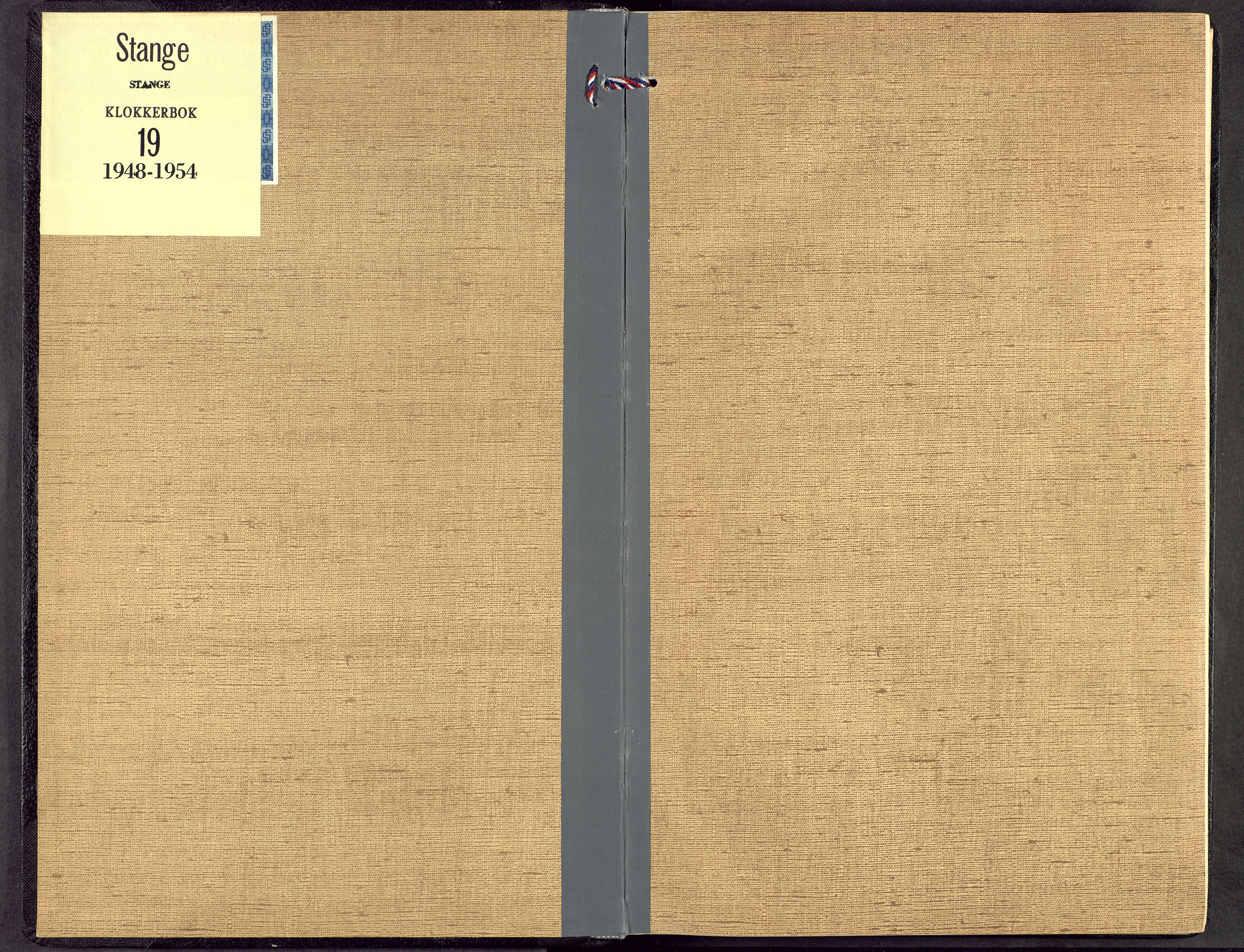 Stange prestekontor, SAH/PREST-002/L/L0022: Klokkerbok nr. 22, 1948-1954