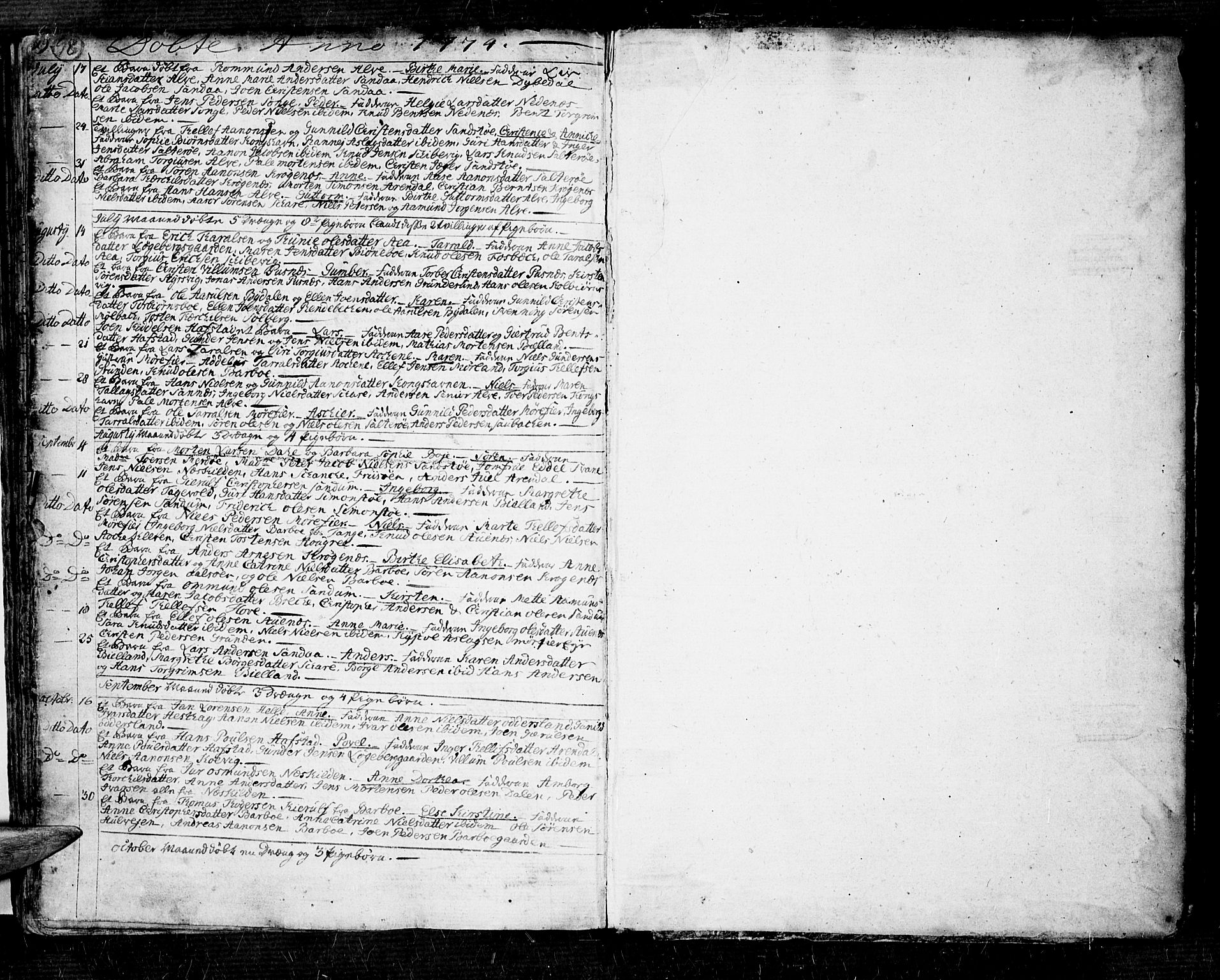 Tromøy sokneprestkontor, SAK/1111-0041/F/Fa/L0001: Ministerialbok nr. A 1, 1747-1793, s. 98-99