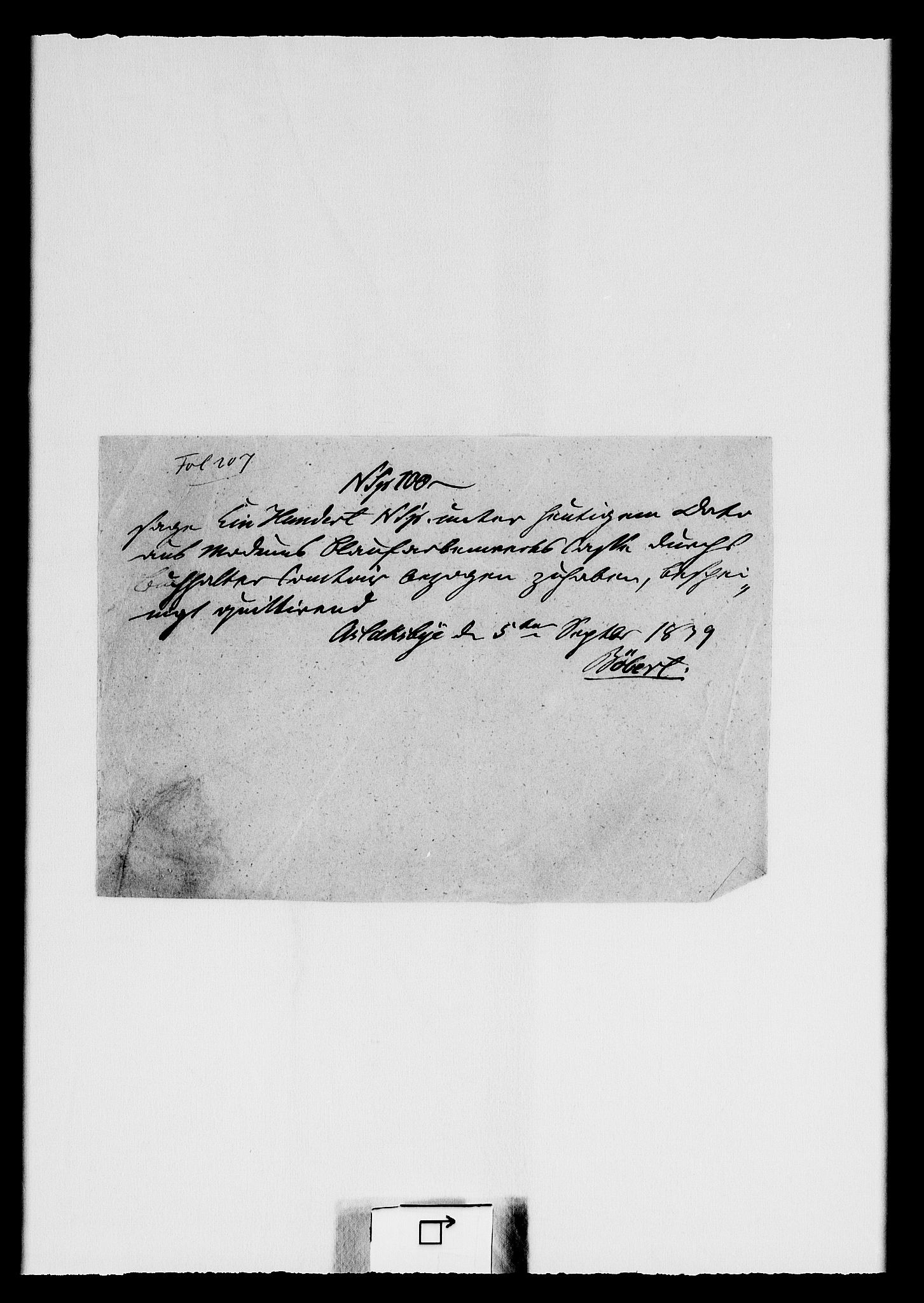 Modums Blaafarveværk, AV/RA-PA-0157/G/Gd/Gdc/L0237/0001: -- / Kassa-bilag, 1838-1839, s. 6