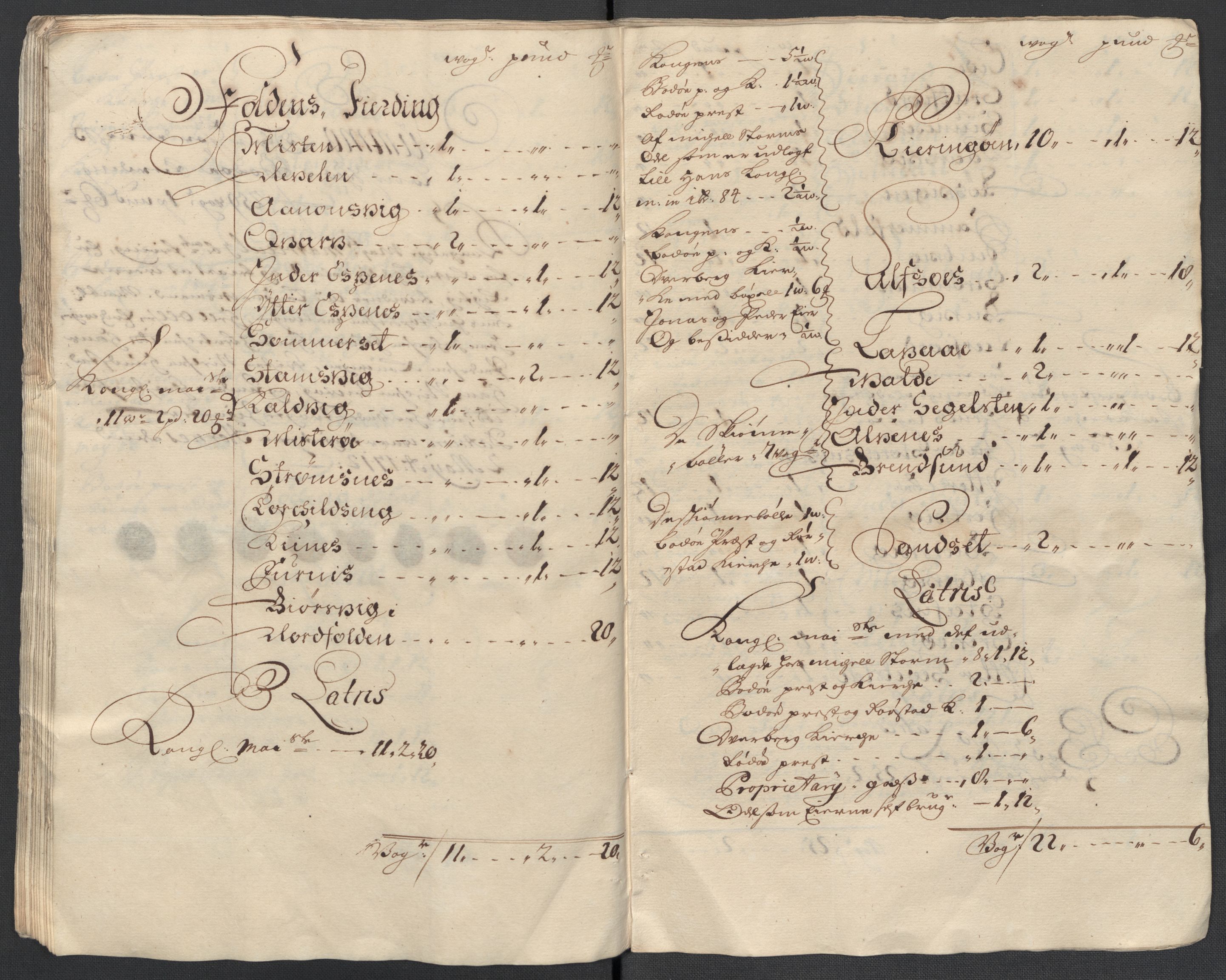 Rentekammeret inntil 1814, Reviderte regnskaper, Fogderegnskap, RA/EA-4092/R66/L4582: Fogderegnskap Salten, 1711-1712, s. 320
