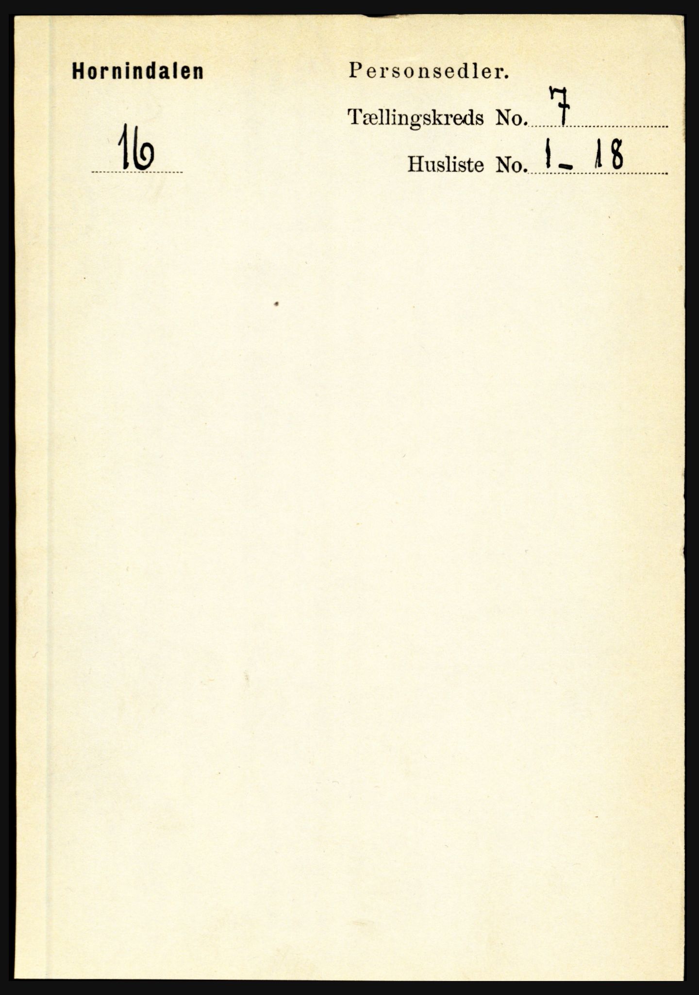 RA, Folketelling 1891 for 1444 Hornindal herred, 1891, s. 1746