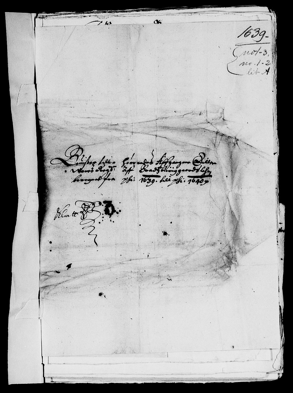 Rentekammeret inntil 1814, Reviderte regnskaper, Lensregnskaper, AV/RA-EA-5023/R/Rb/Rbp/L0022: Bratsberg len, 1638-1640