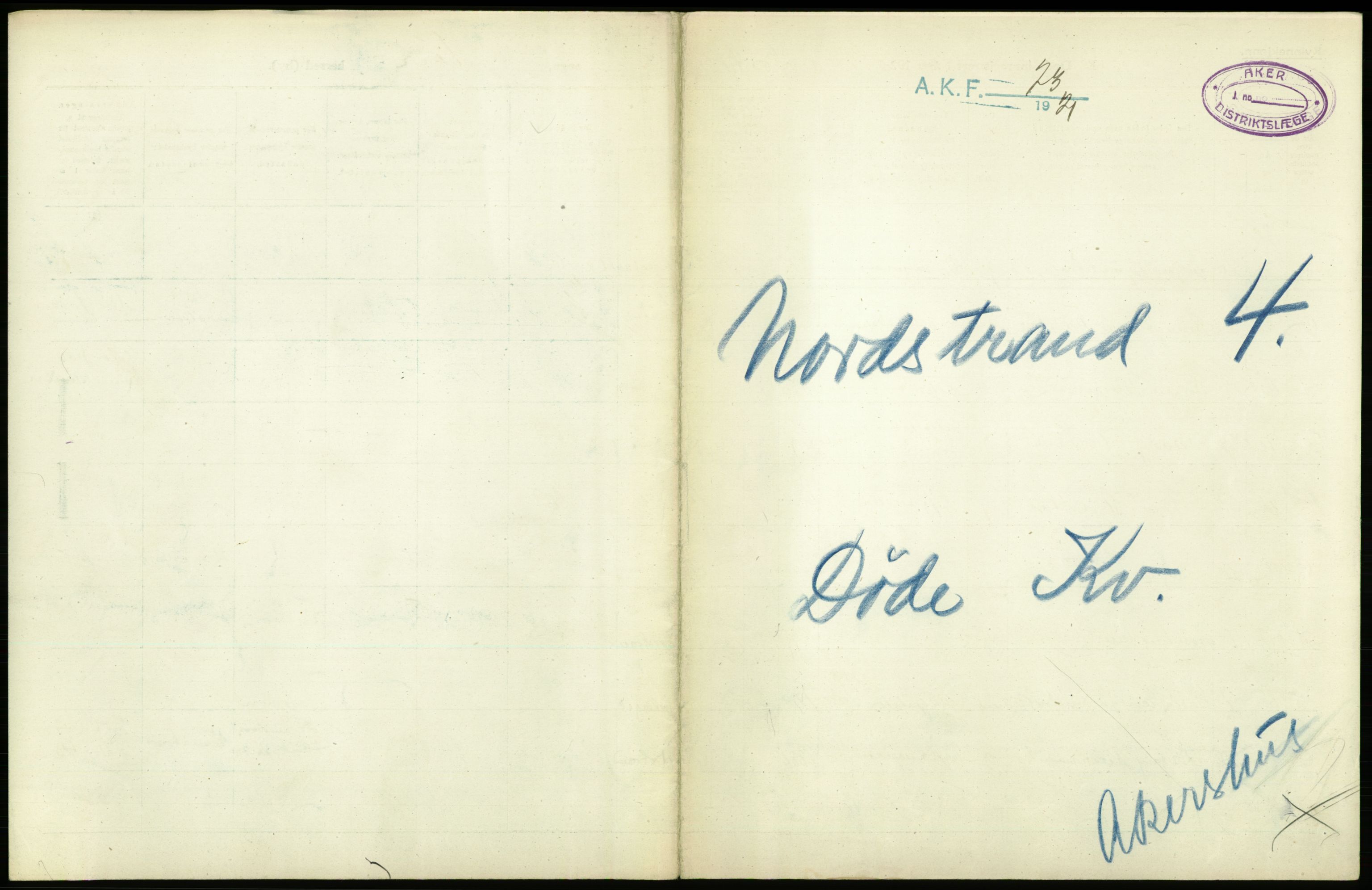 Statistisk sentralbyrå, Sosiodemografiske emner, Befolkning, AV/RA-S-2228/D/Df/Dfb/Dfbj/L0007: Akershus fylke: Døde. Bygder og byer., 1920, s. 341