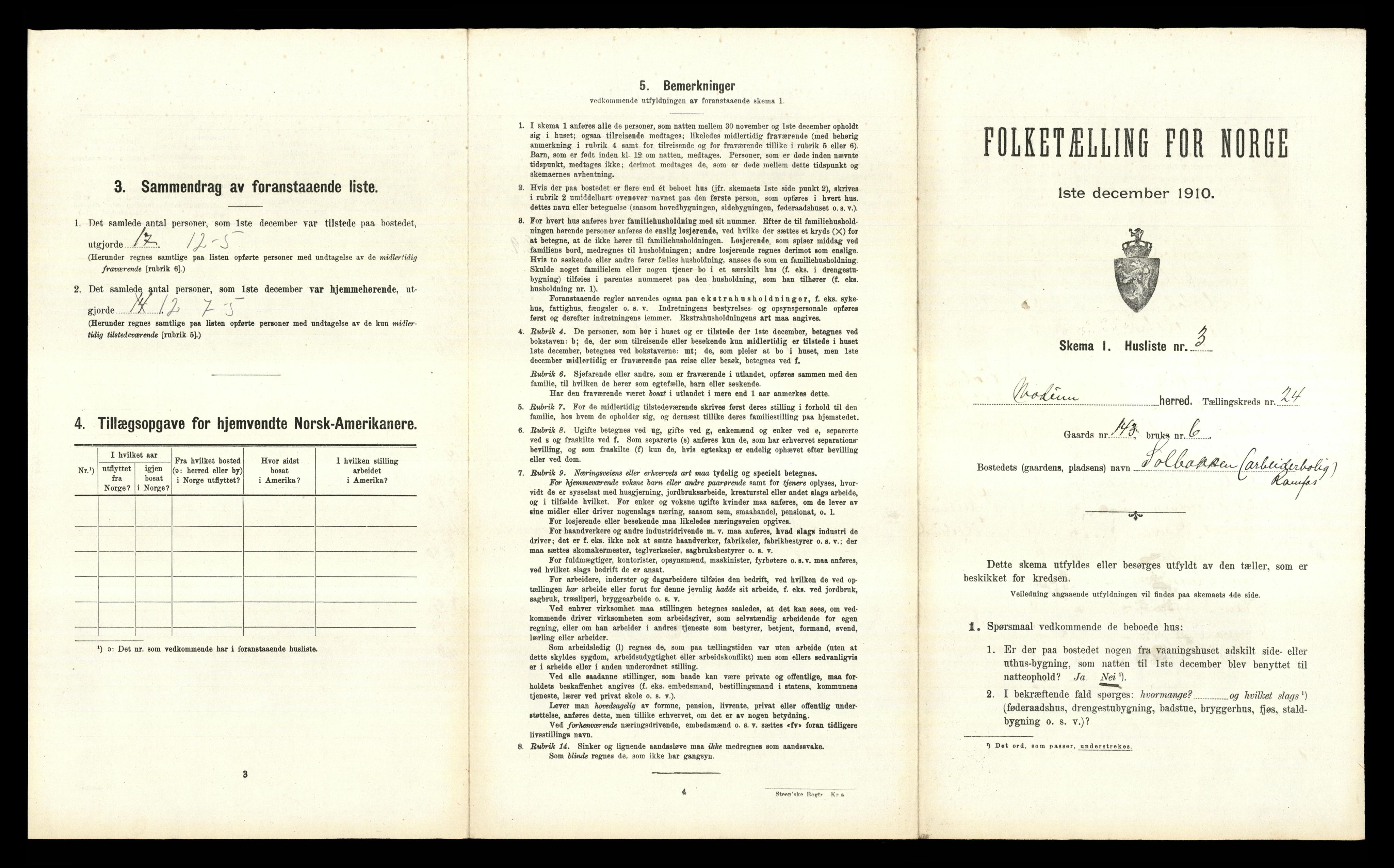 RA, Folketelling 1910 for 0623 Modum herred, 1910, s. 3586