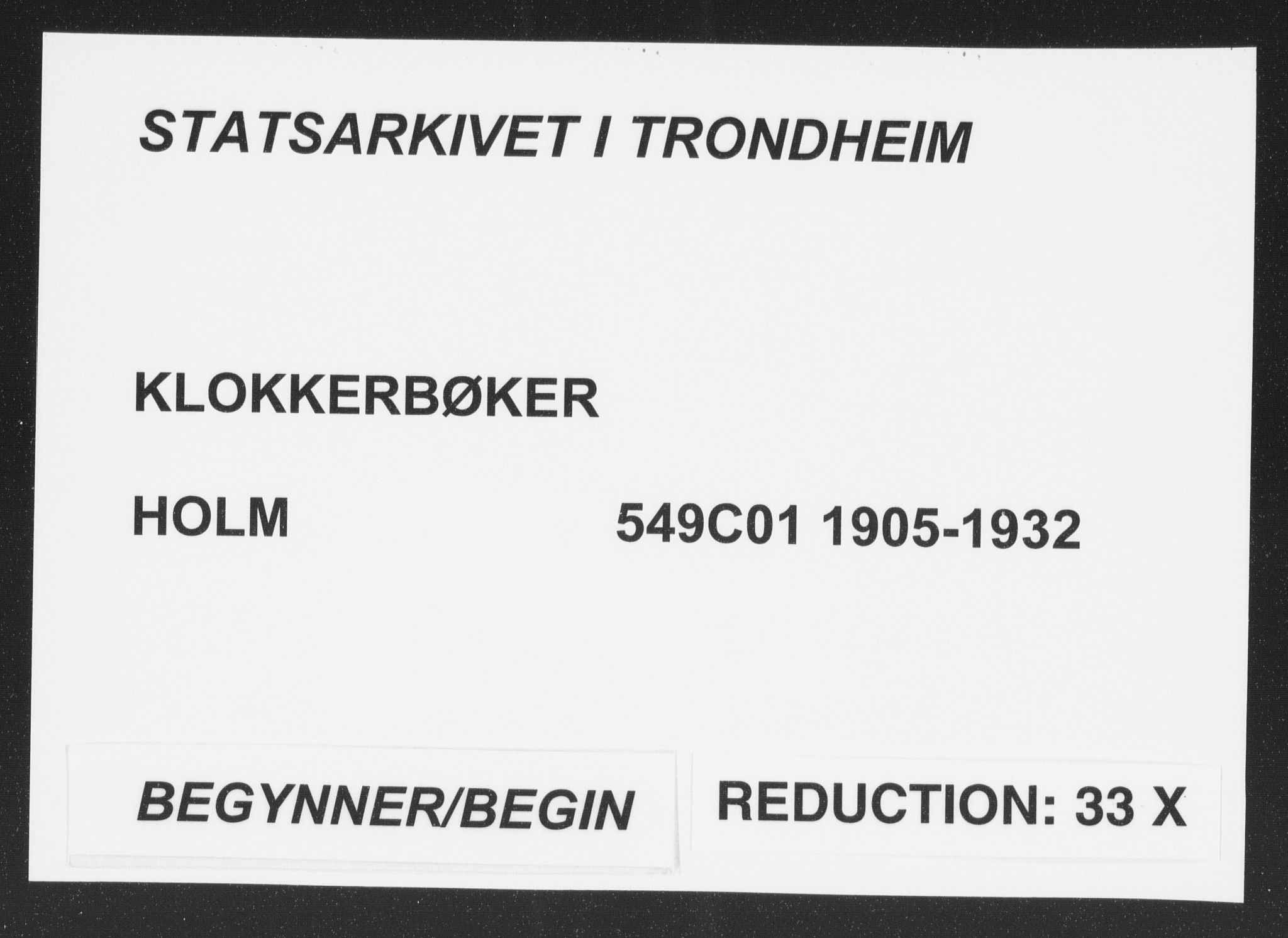 Ministerialprotokoller, klokkerbøker og fødselsregistre - Møre og Romsdal, SAT/A-1454/549/L0615: Klokkerbok nr. 549C01, 1905-1932