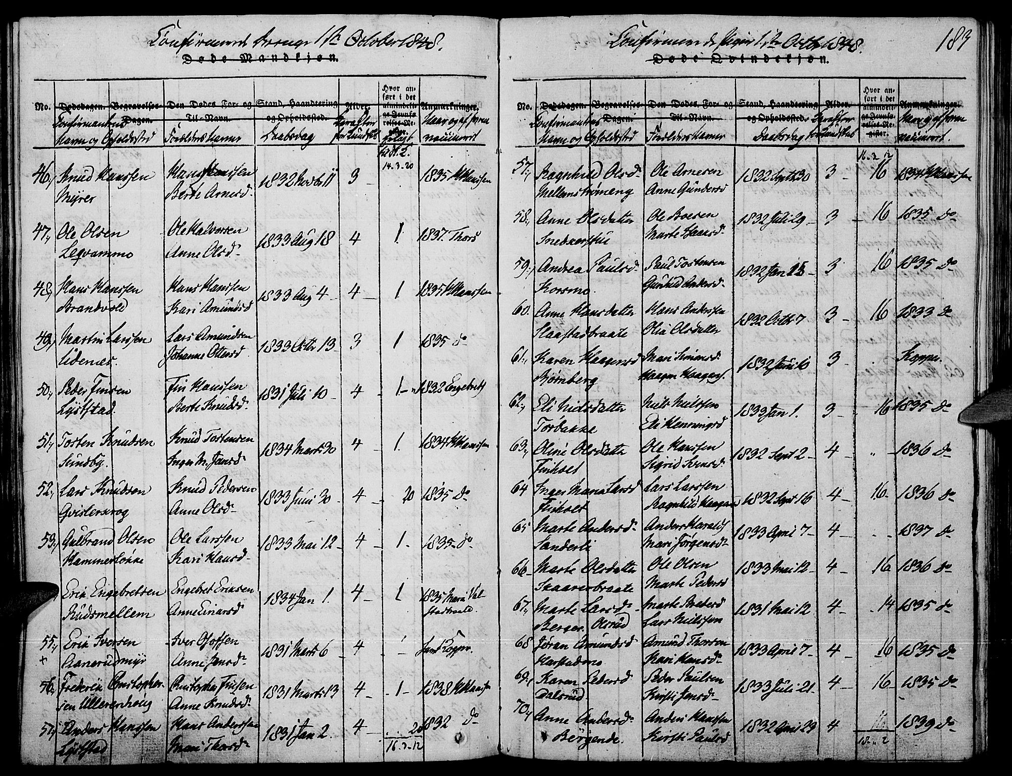 Strøm-Odalen prestekontor, AV/SAH-PREST-028/H/Ha/Haa/L0006: Ministerialbok nr. 6, 1814-1850, s. 183