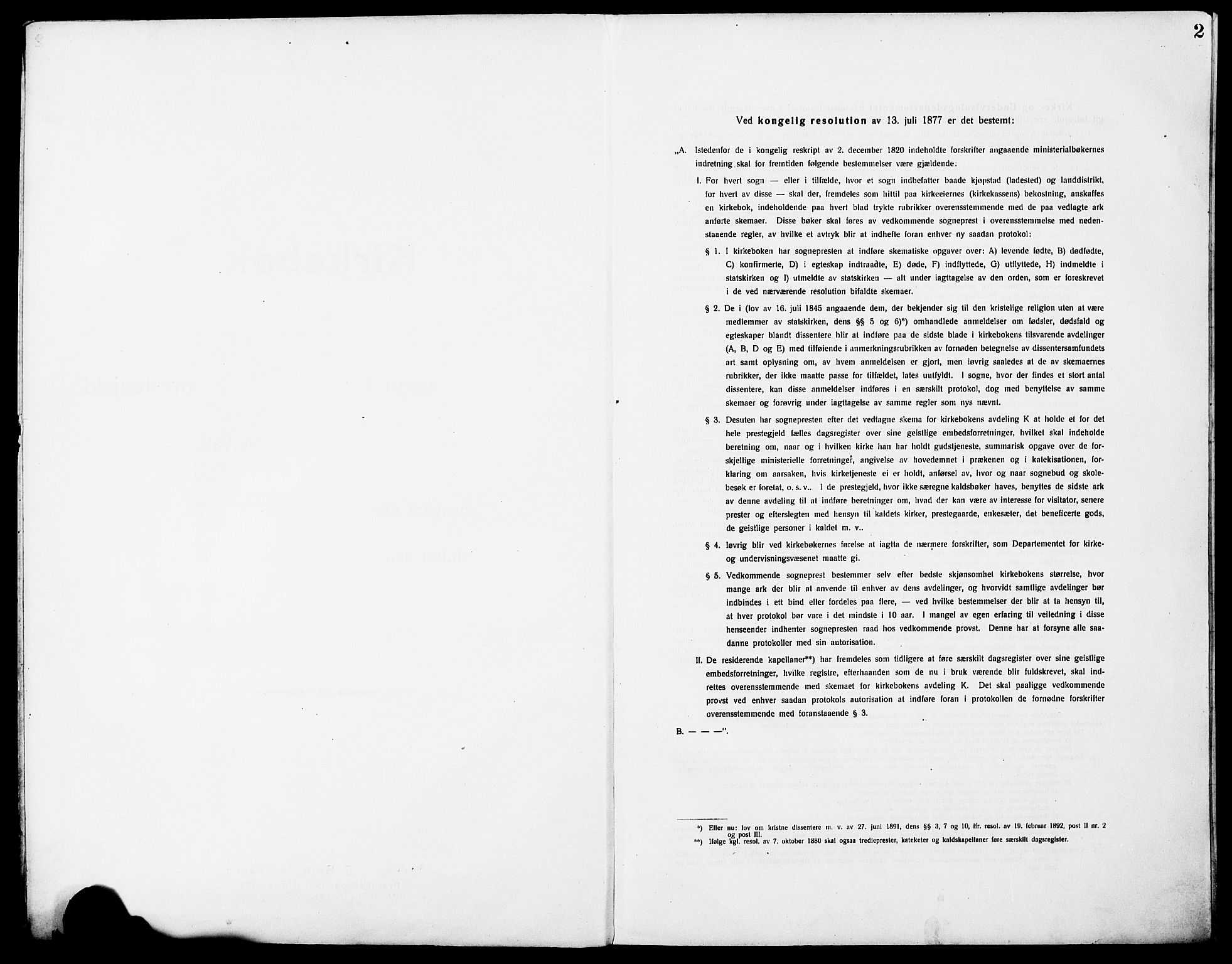 Ministerialprotokoller, klokkerbøker og fødselsregistre - Nordland, AV/SAT-A-1459/871/L0989: Ministerialbok nr. 871A05, 1915-1922, s. 2