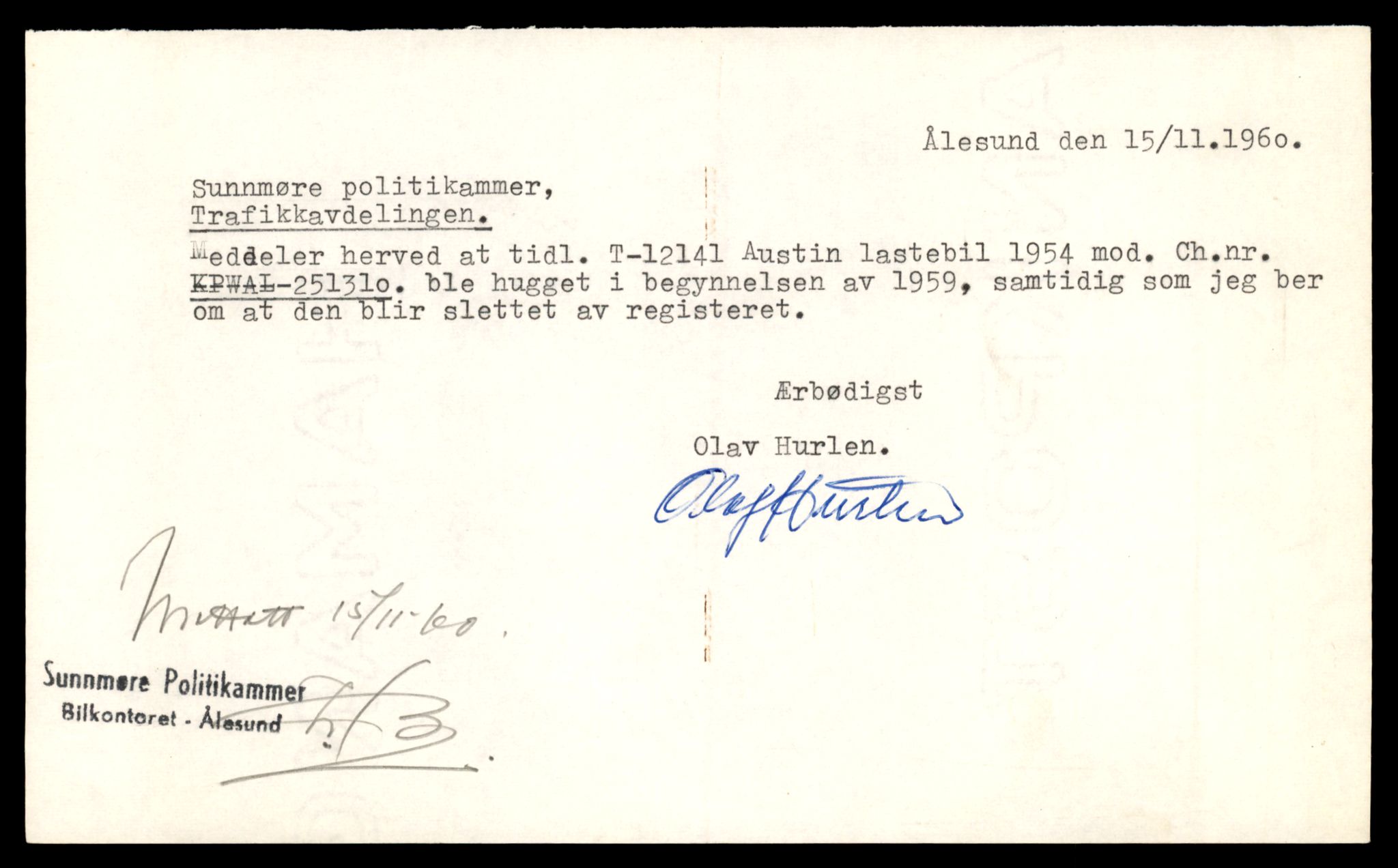 Møre og Romsdal vegkontor - Ålesund trafikkstasjon, AV/SAT-A-4099/F/Fe/L0032: Registreringskort for kjøretøy T 11997 - T 12149, 1927-1998, s. 3711
