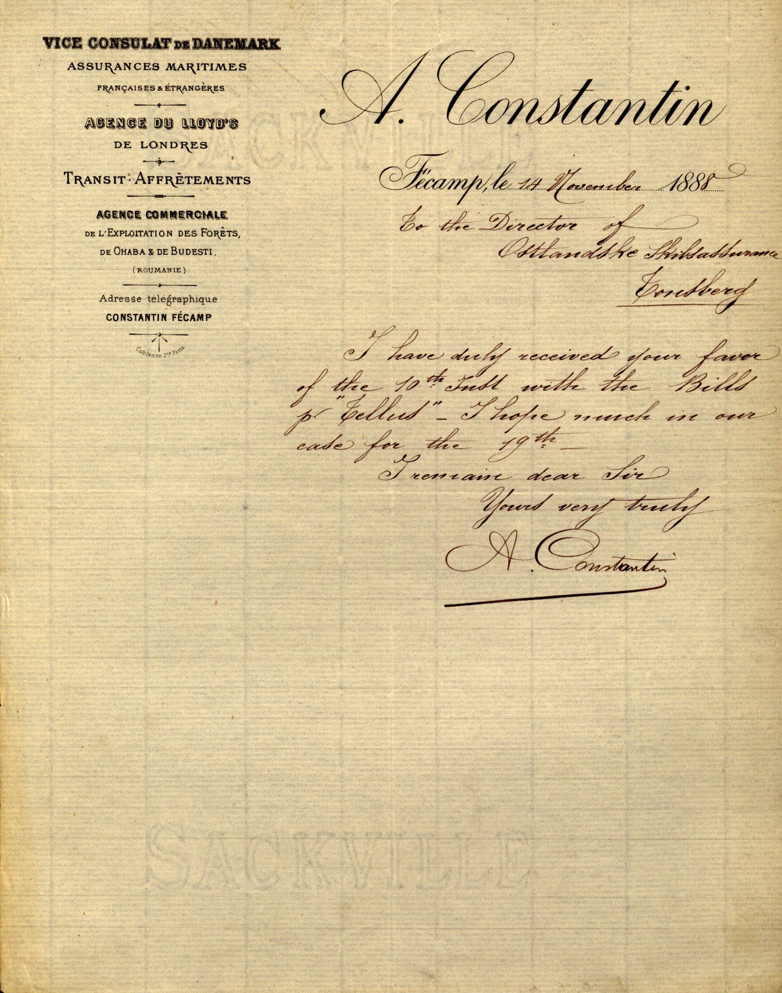 Pa 63 - Østlandske skibsassuranceforening, VEMU/A-1079/G/Ga/L0020/0001: Havaridokumenter / Tellus, Telanak, Wilhelmine, 1887, s. 55