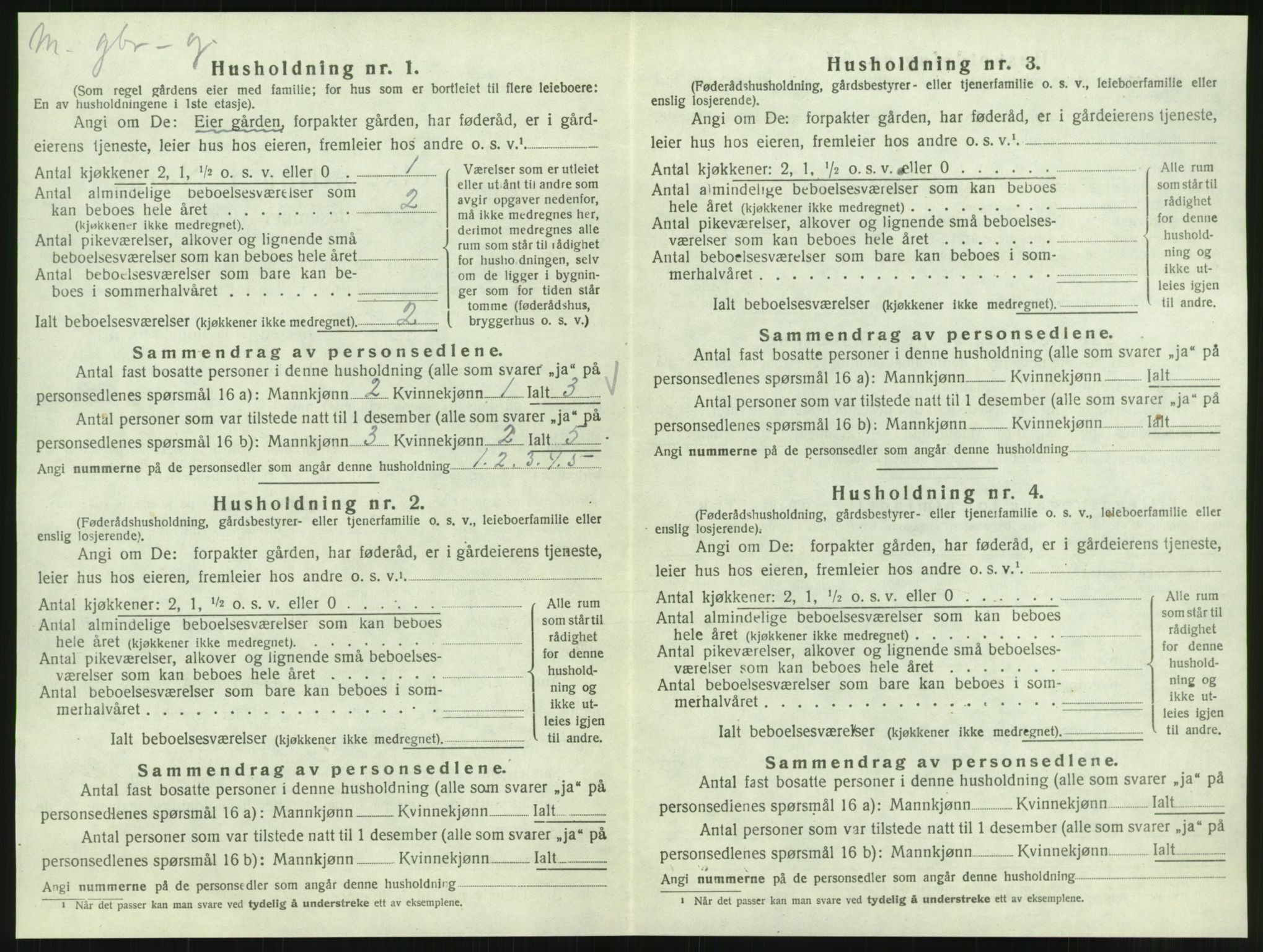 SAT, Folketelling 1920 for 1833 Mo herred, 1920, s. 1157