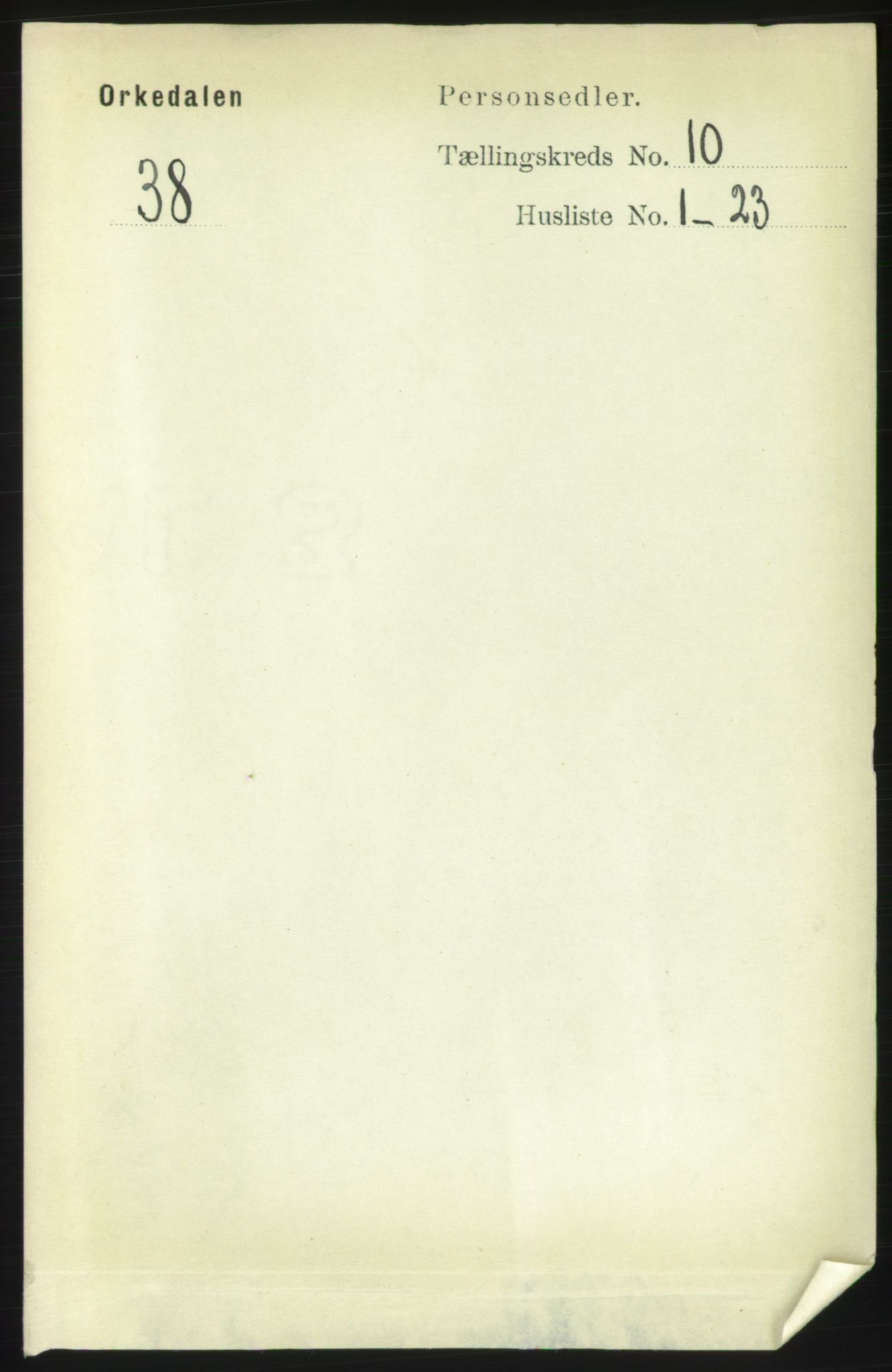 RA, Folketelling 1891 for 1638 Orkdal herred, 1891, s. 4626