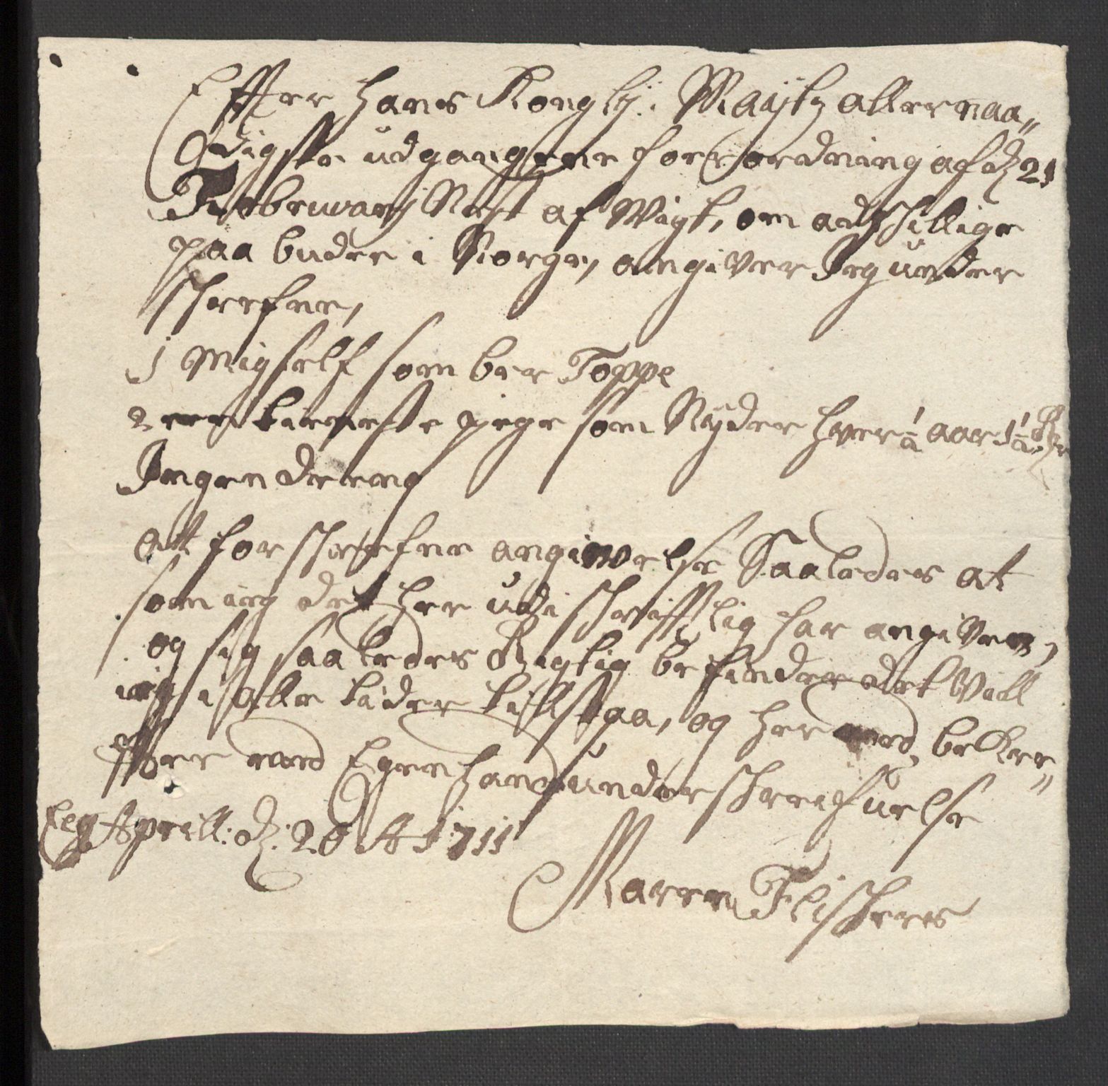 Rentekammeret inntil 1814, Reviderte regnskaper, Fogderegnskap, AV/RA-EA-4092/R36/L2121: Fogderegnskap Øvre og Nedre Telemark og Bamble, 1711, s. 528