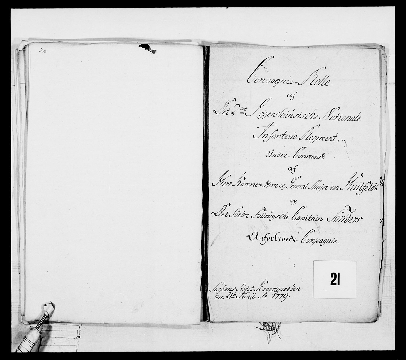 Generalitets- og kommissariatskollegiet, Det kongelige norske kommissariatskollegium, AV/RA-EA-5420/E/Eh/L0044: 2. Akershusiske nasjonale infanteriregiment, 1779-1787, s. 71