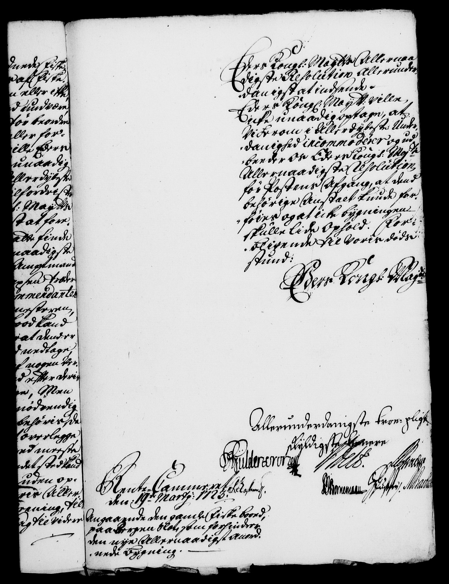 Rentekammeret, Kammerkanselliet, RA/EA-3111/G/Gf/Gfa/L0006: Norsk relasjons- og resolusjonsprotokoll (merket RK 52.6), 1723, s. 316