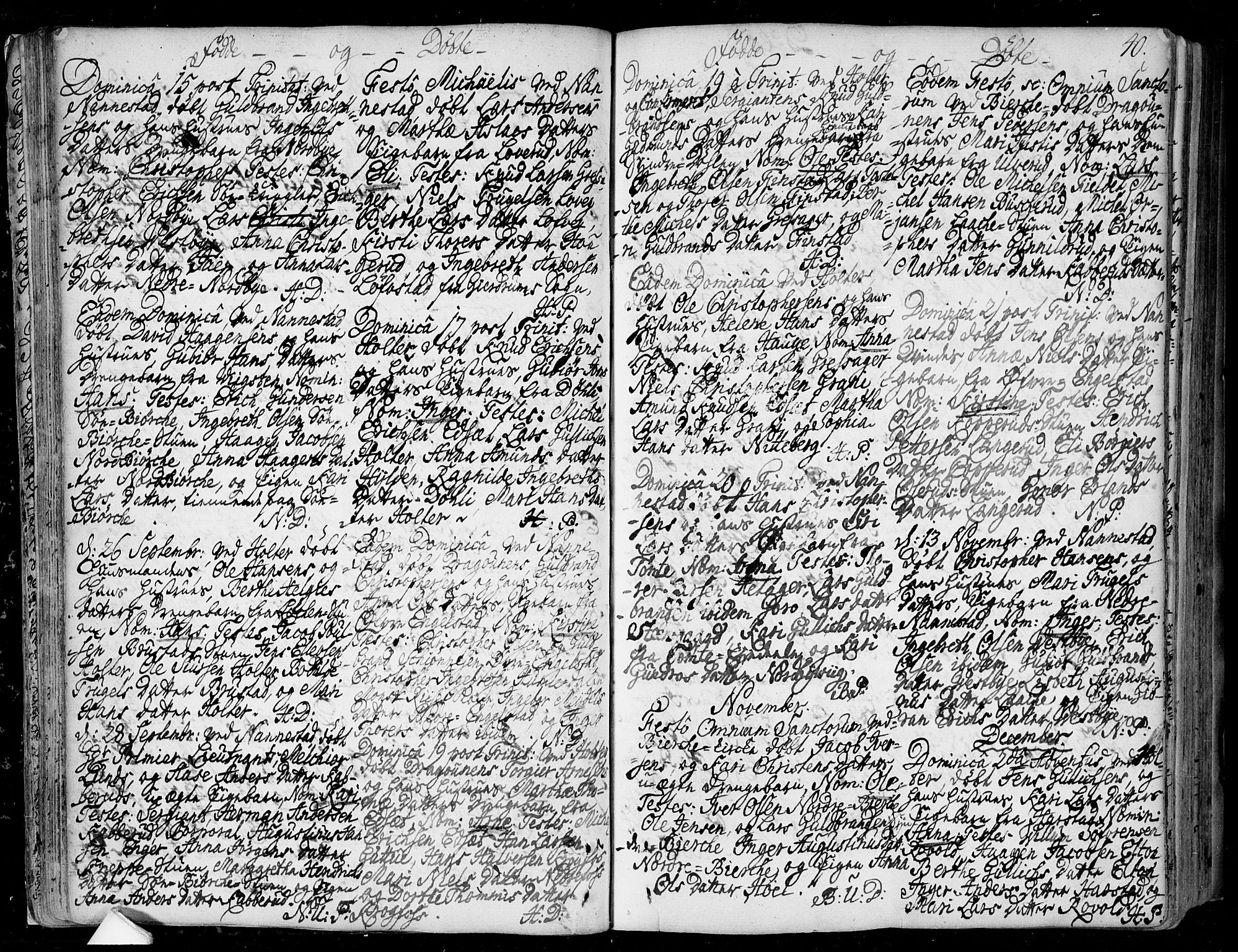 Nannestad prestekontor Kirkebøker, SAO/A-10414a/F/Fa/L0006: Ministerialbok nr. I 6, 1739-1754, s. 40