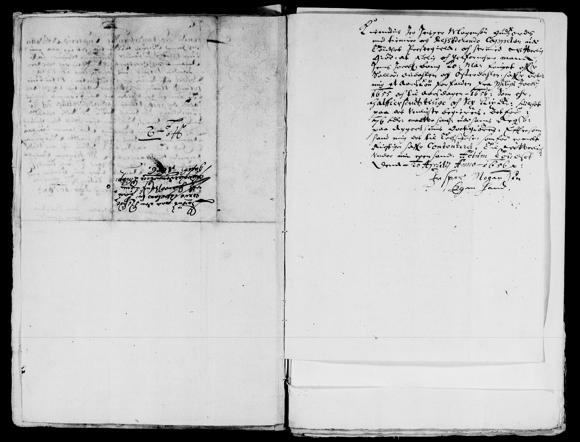 Rentekammeret inntil 1814, Reviderte regnskaper, Lensregnskaper, AV/RA-EA-5023/R/Rb/Rba/L0234: Akershus len, 1651-1656