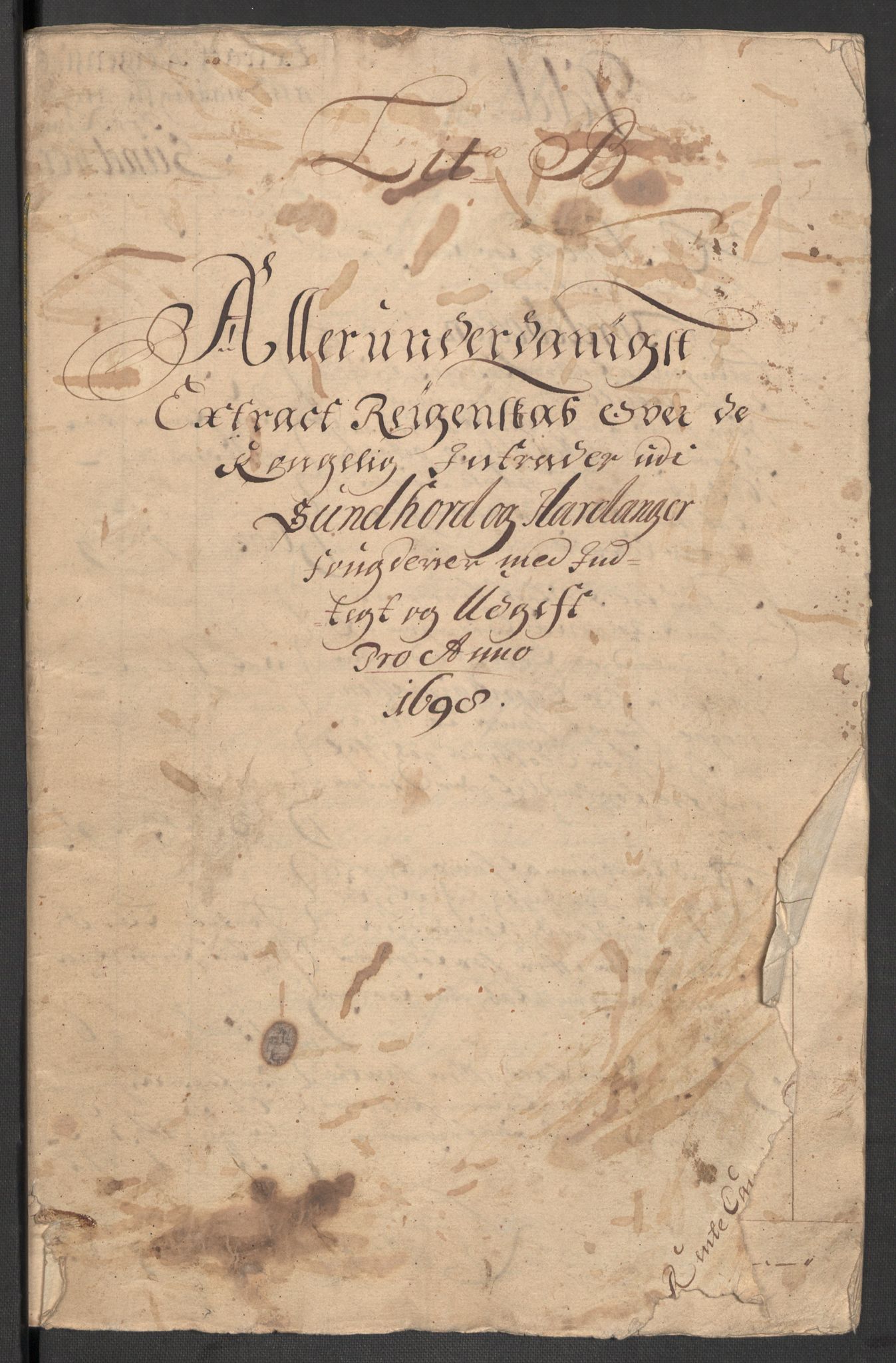 Rentekammeret inntil 1814, Reviderte regnskaper, Fogderegnskap, RA/EA-4092/R48/L2977: Fogderegnskap Sunnhordland og Hardanger, 1697-1698, s. 211