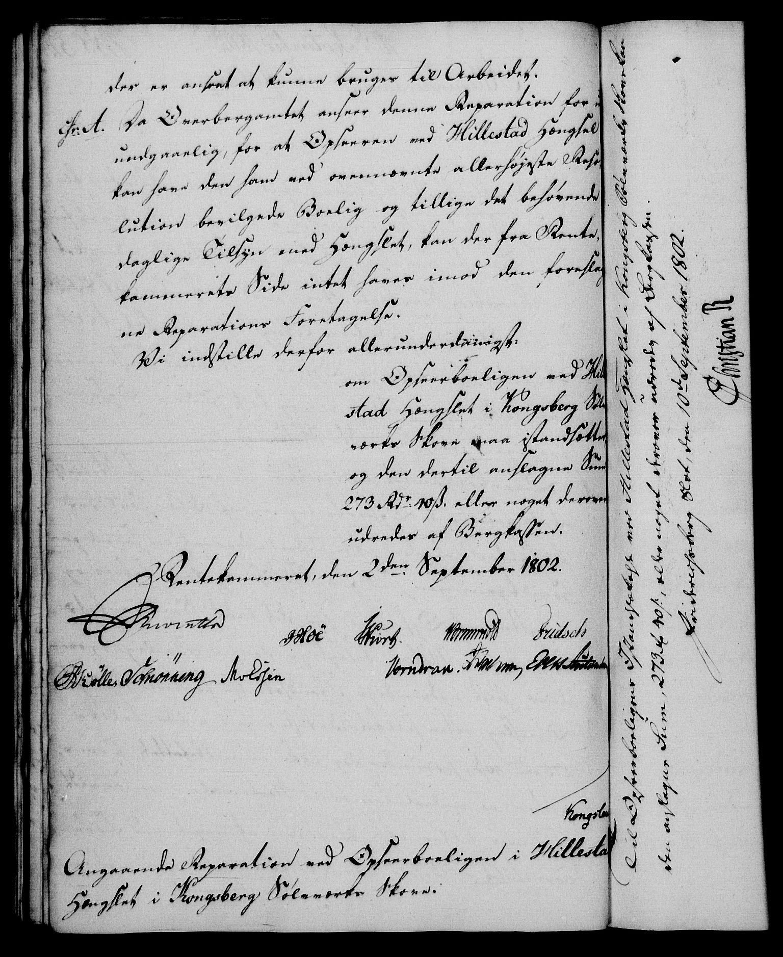Rentekammeret, Renteskriverkontorene, AV/RA-EA-3115/M/Mf/Mfb/L0005: Relasjons- og resolusjonsprotokoll med register (merket RK 54.11), 1801-1802