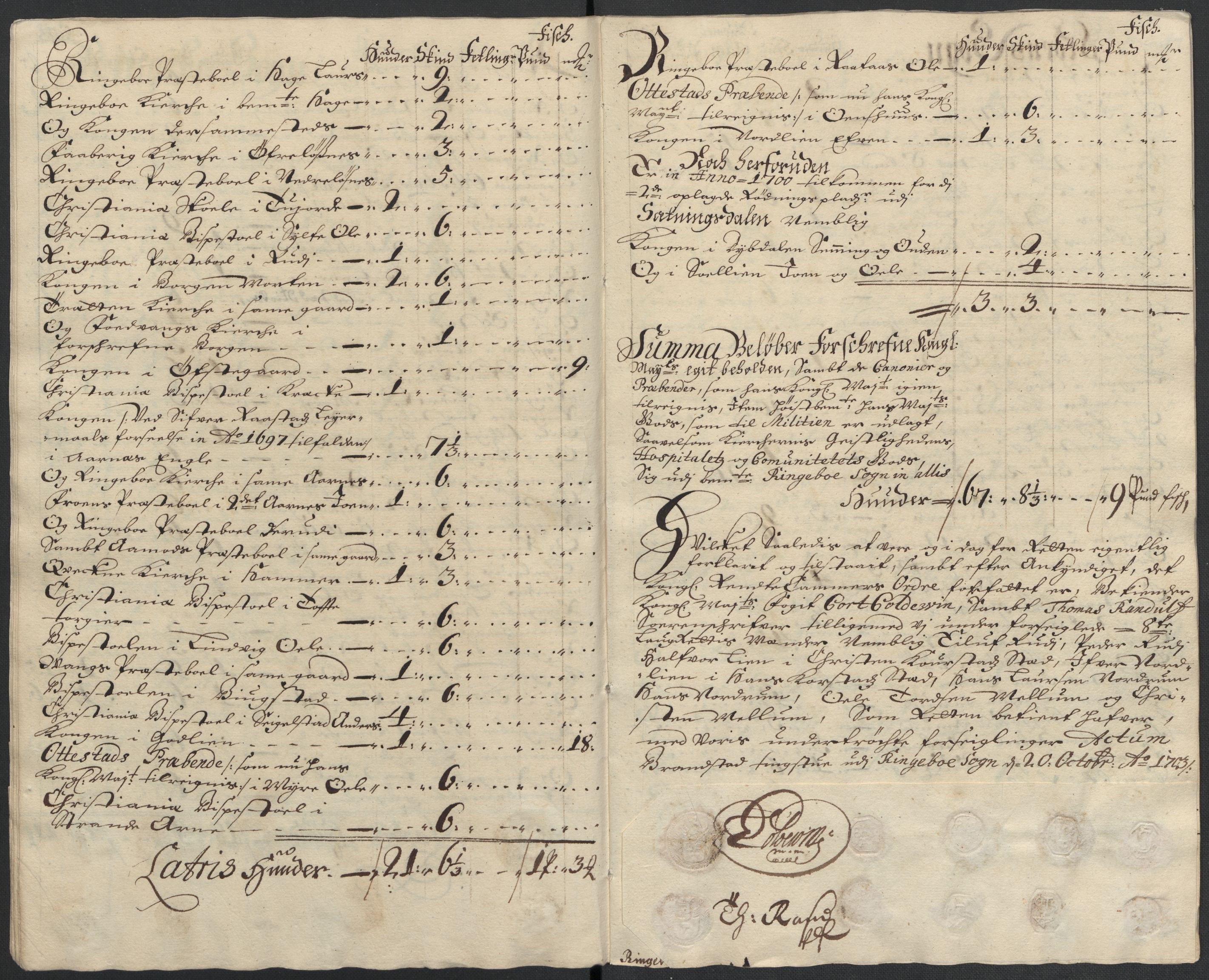 Rentekammeret inntil 1814, Reviderte regnskaper, Fogderegnskap, RA/EA-4092/R17/L1176: Fogderegnskap Gudbrandsdal, 1703, s. 210