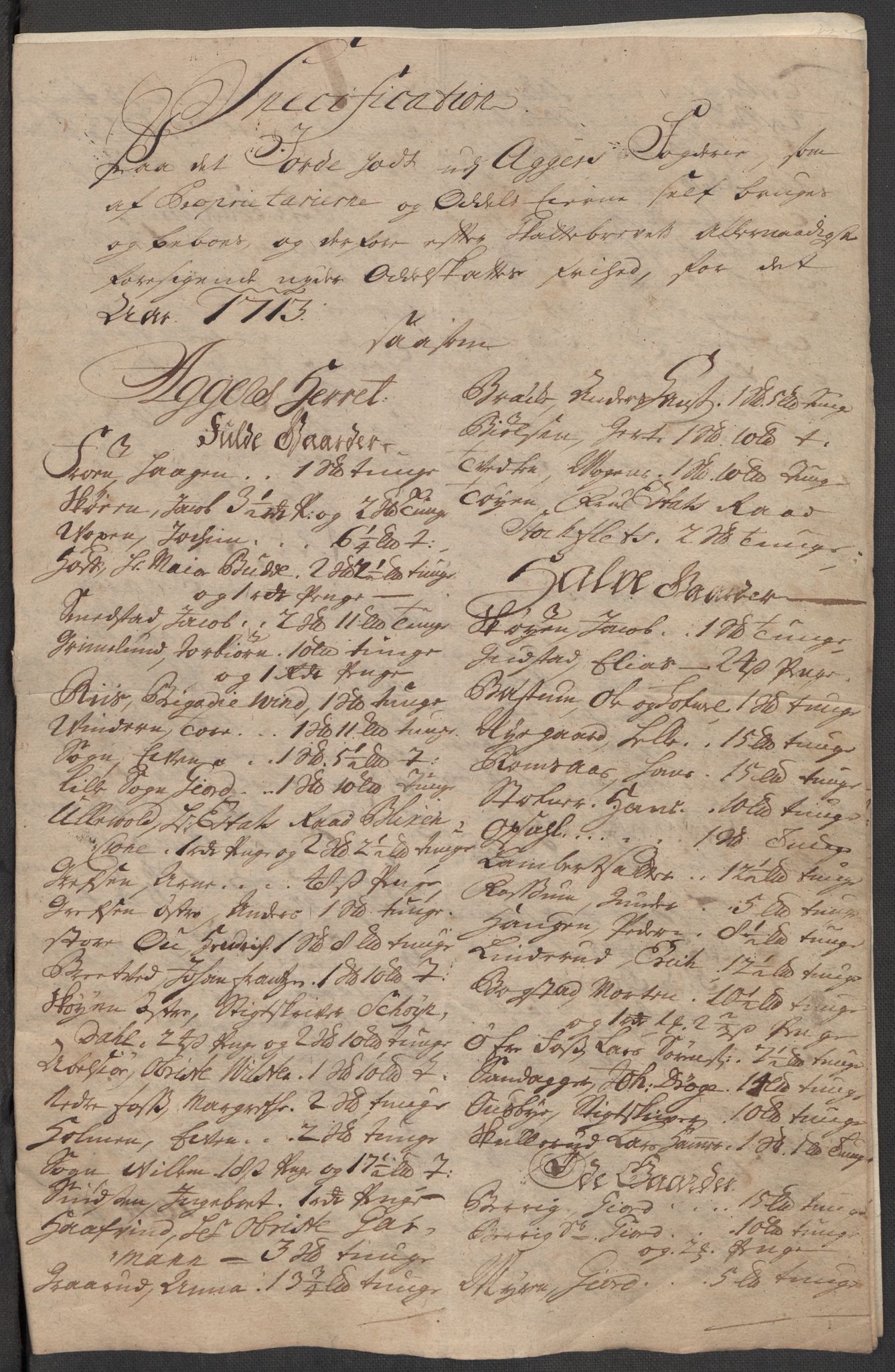 Rentekammeret inntil 1814, Reviderte regnskaper, Fogderegnskap, RA/EA-4092/R10/L0451: Fogderegnskap Aker og Follo, 1713-1714, s. 212