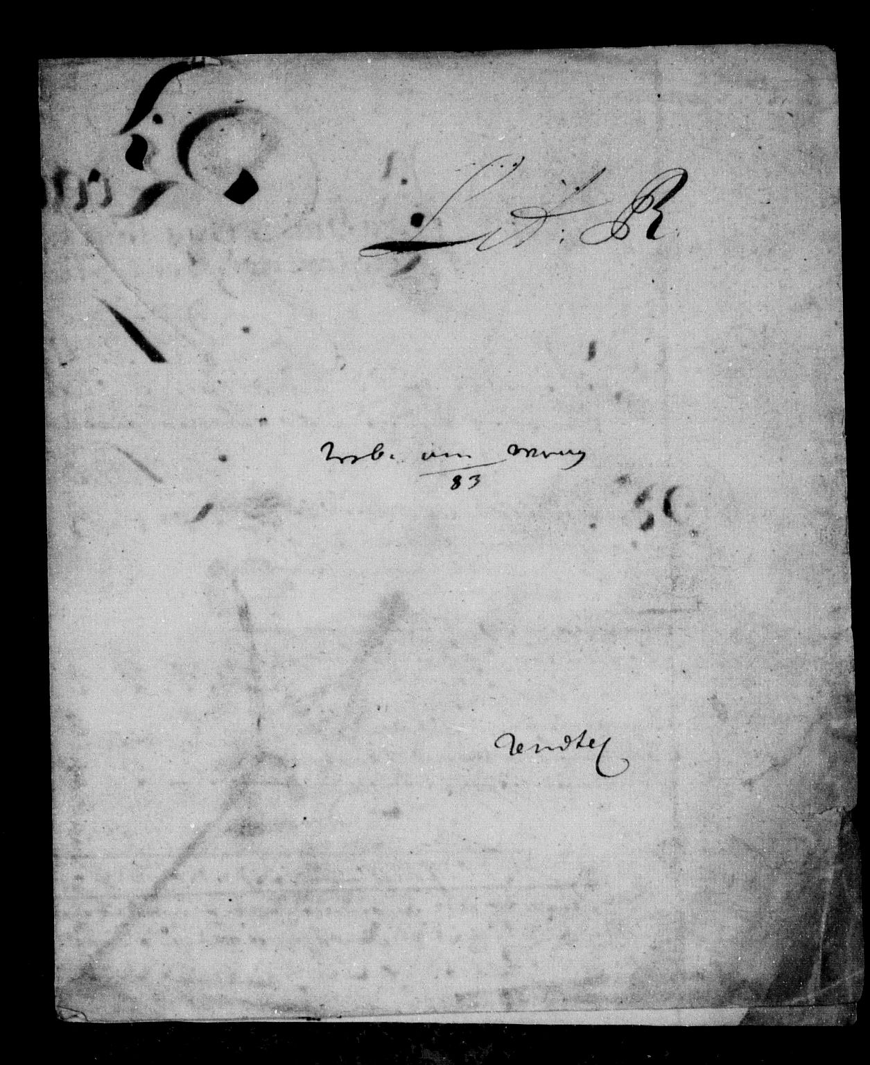 Rentekammeret inntil 1814, Reviderte regnskaper, Stiftamtstueregnskaper, Bergen stiftamt, AV/RA-EA-6043/R/Rc/L0070: Bergen stiftamt, 1683